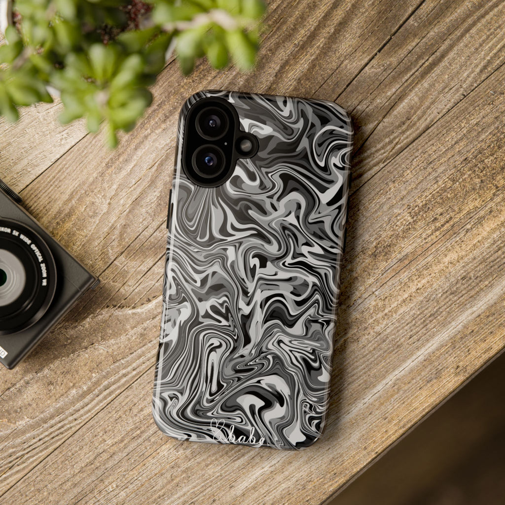Ink Waves, Tough Phone Case.