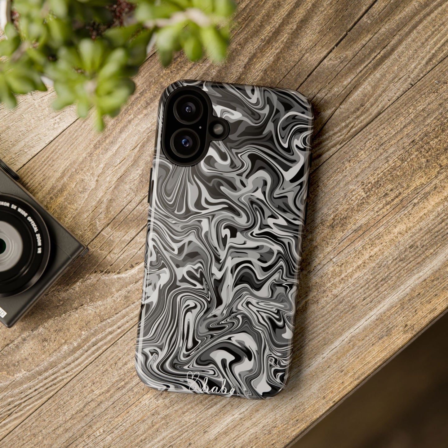 Ink Waves, Tough Phone Case.
