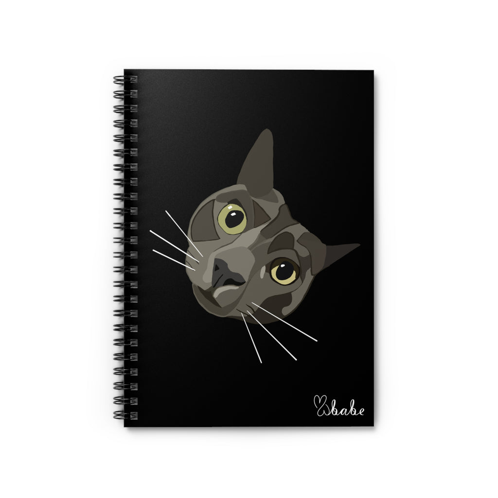 Simon, Spiral Notebook.