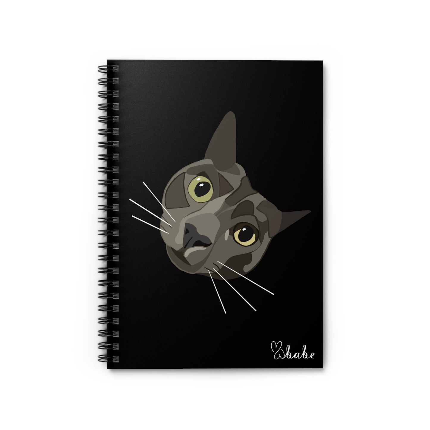 Simon, Spiral Notebook.