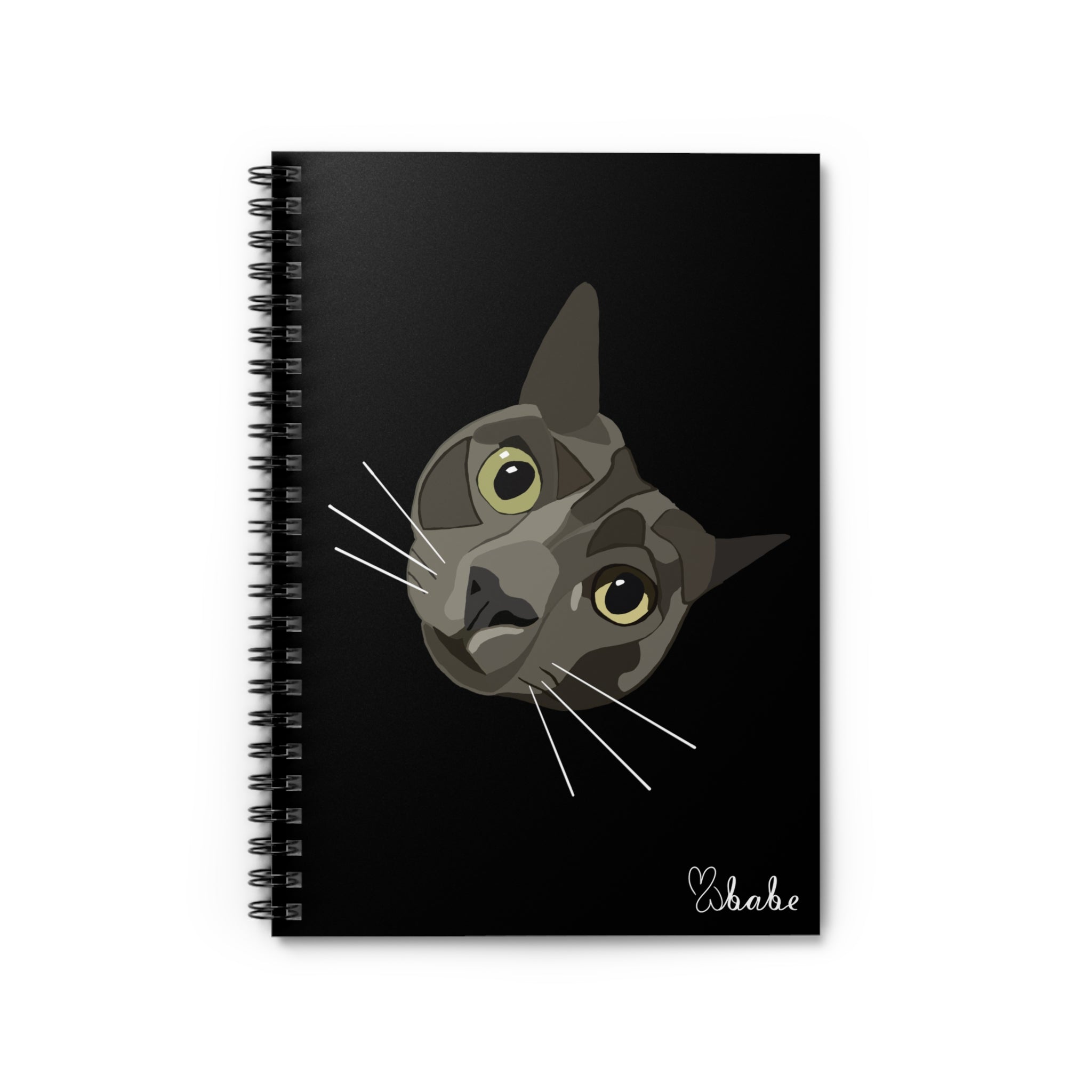 Simon, Spiral Notebook.