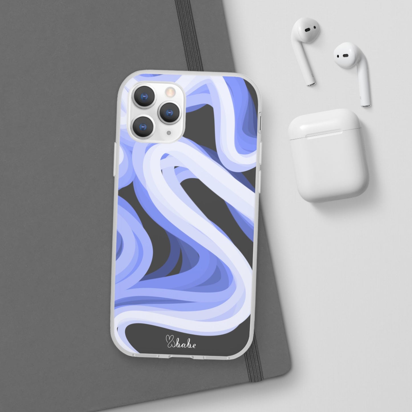 Blue Vines, Flexi Phone Case.