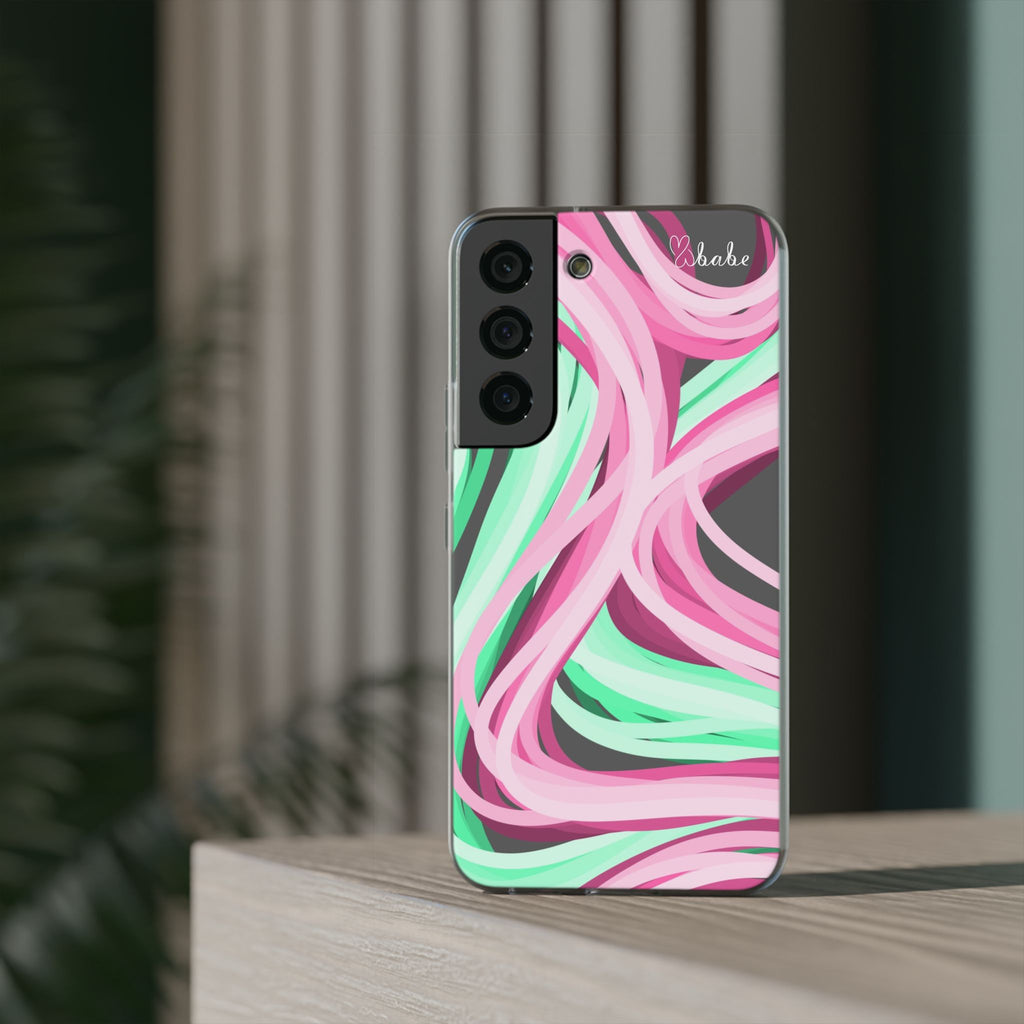 Neon Vines, Flexi Phone Case.
