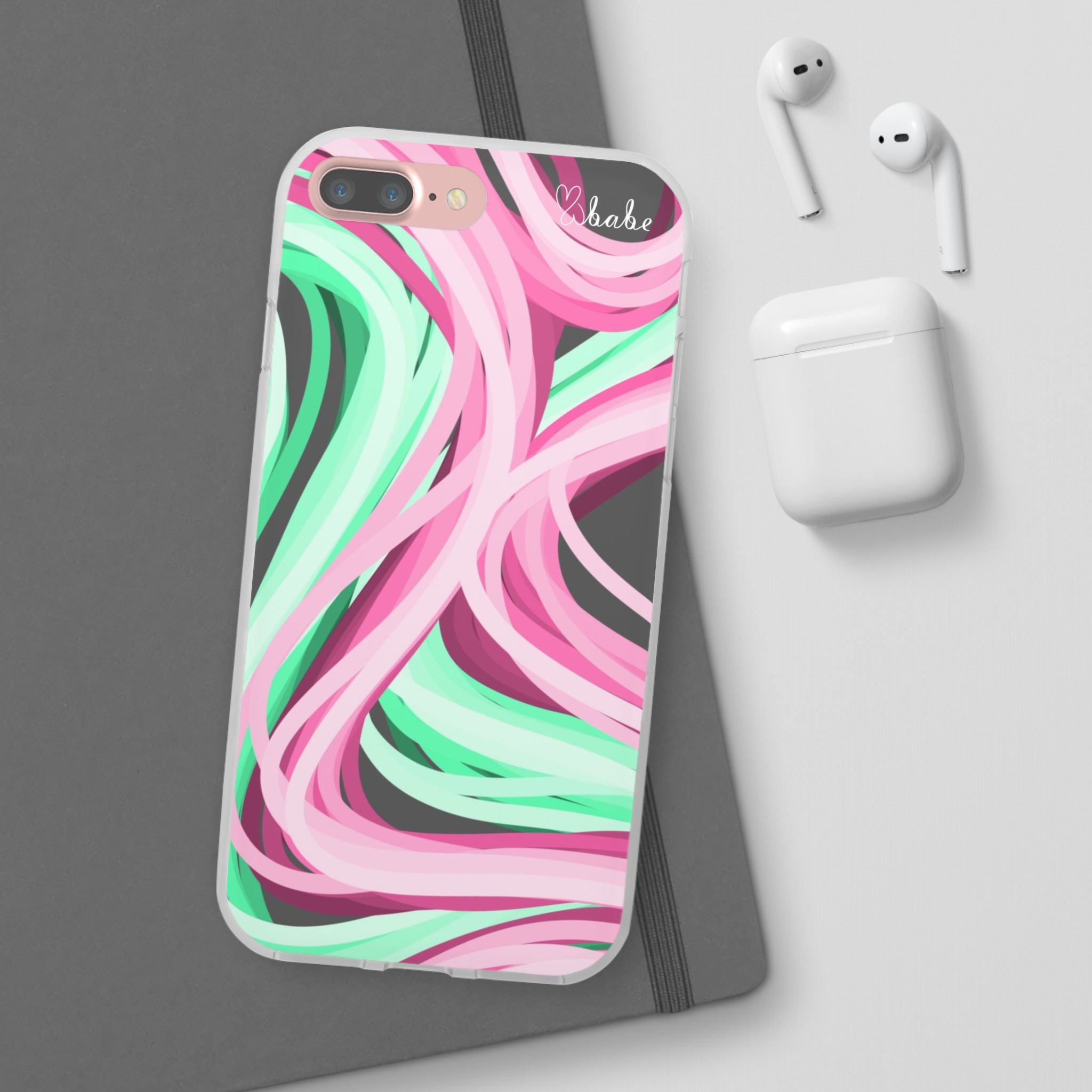 Neon Vines, Flexi Phone Case.