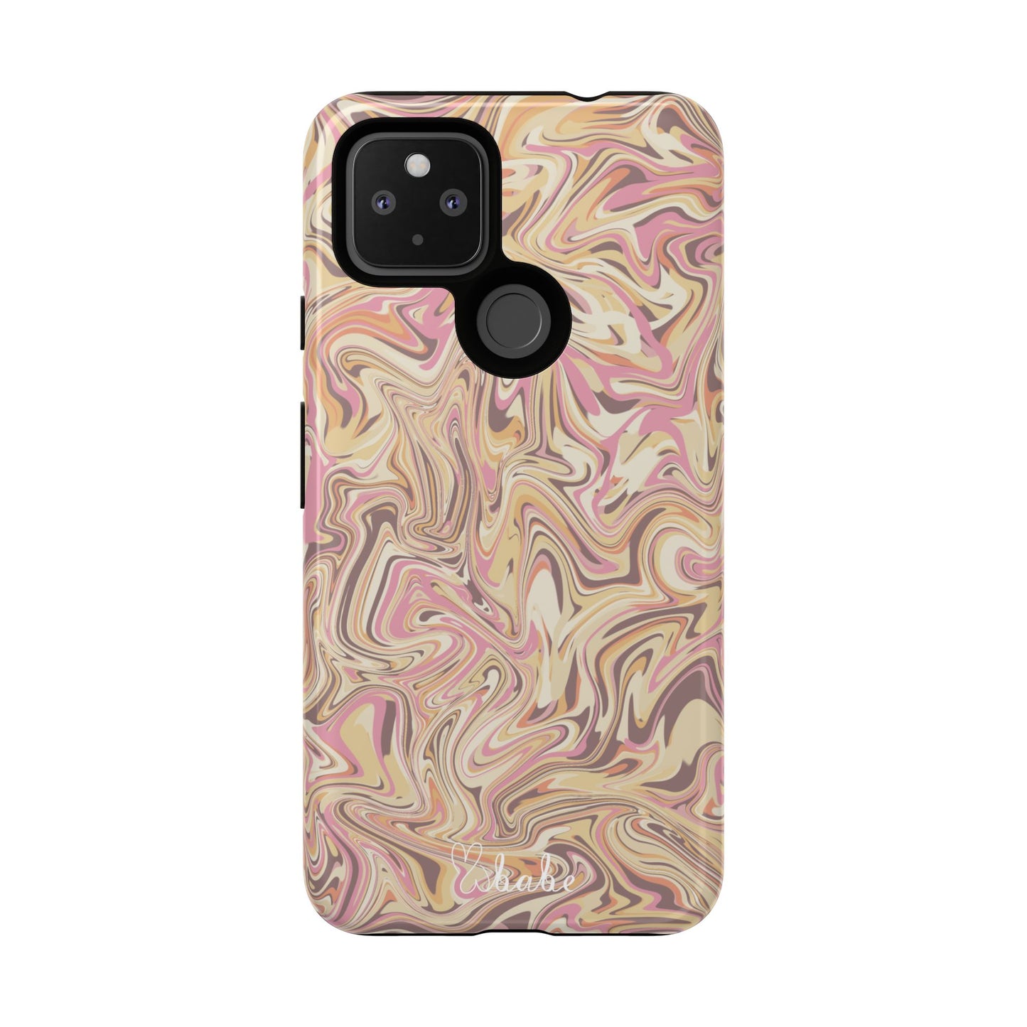 Peach Waves, Tough Phone Case.