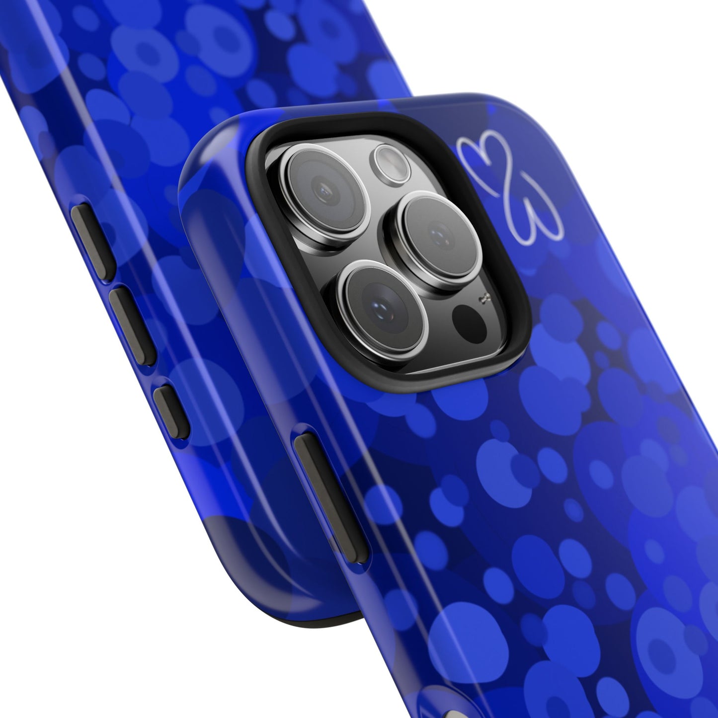 Blue Bubbles, Tough Phone Case