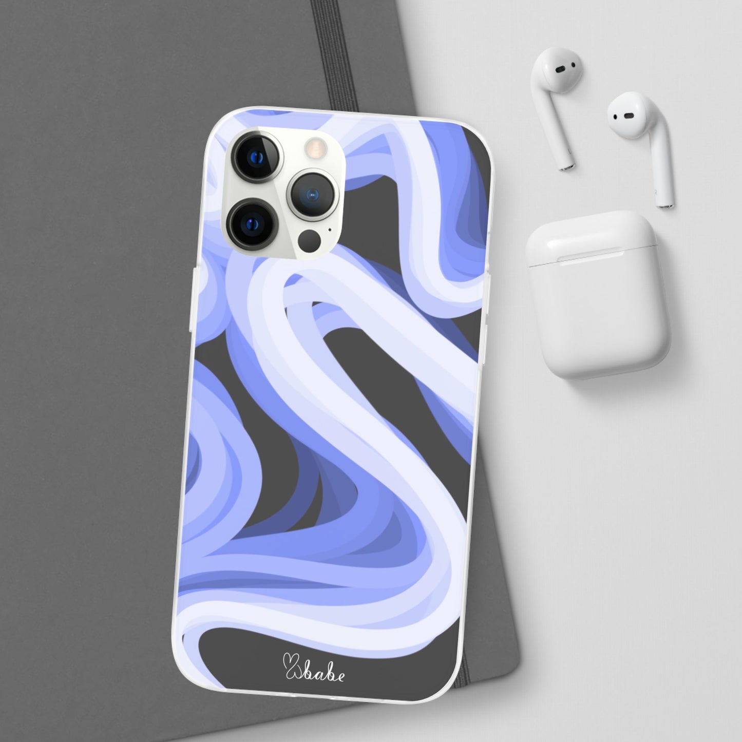 Blue Vines, Flexi Phone Case.