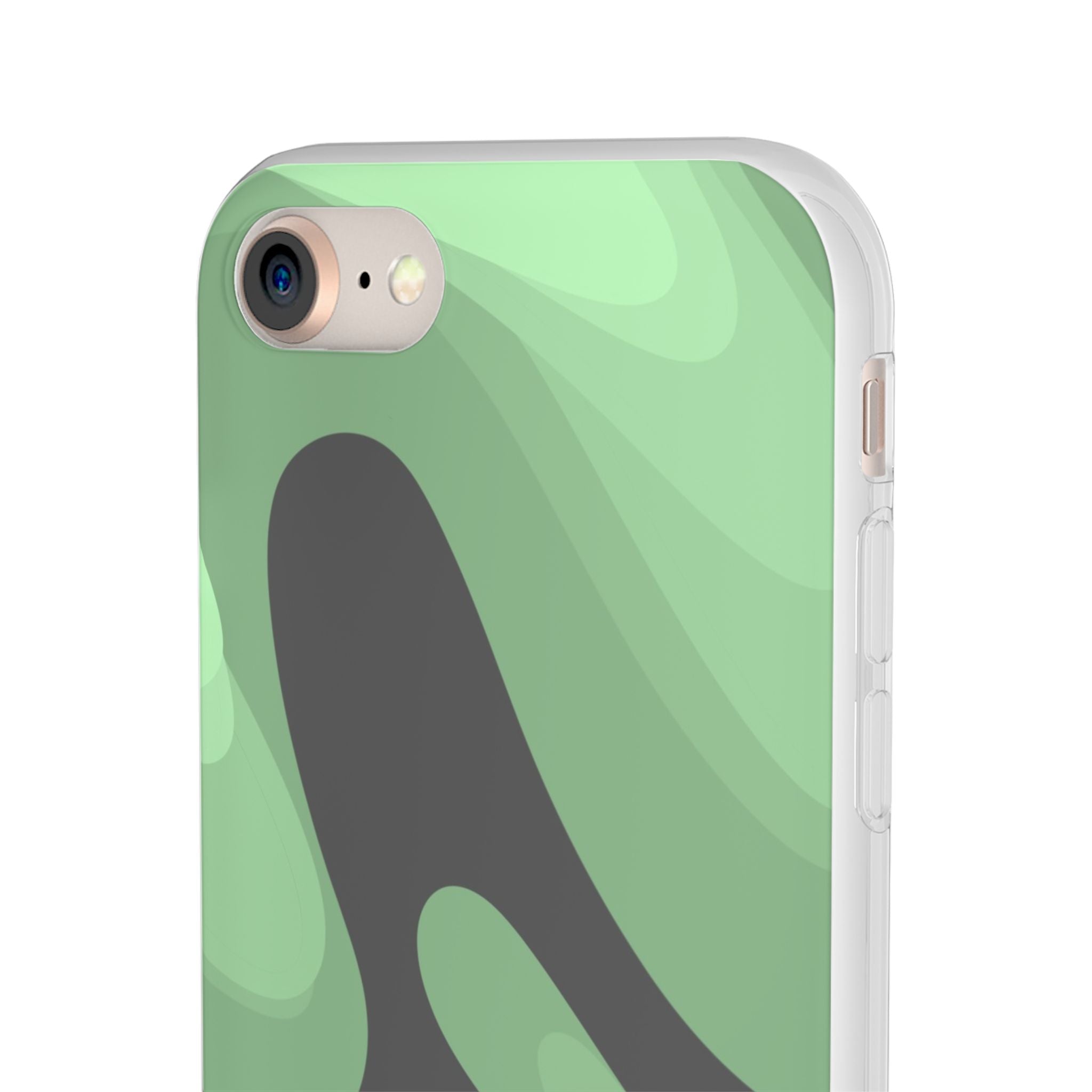 Mint Waves, Flexi Phone Case.