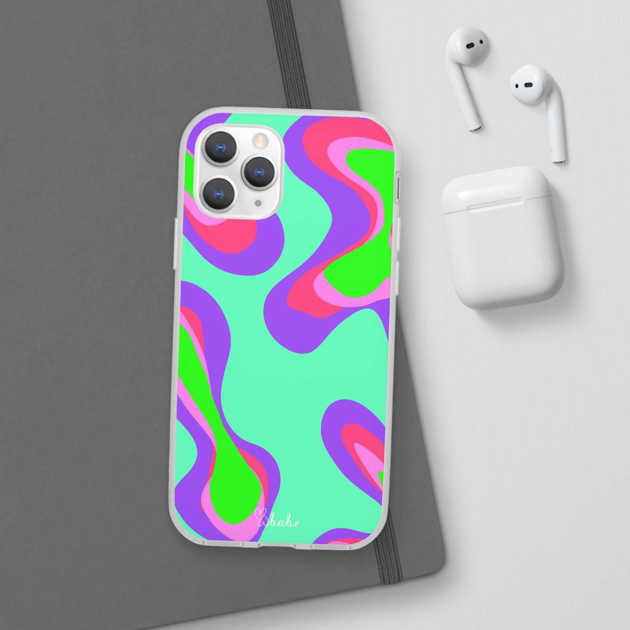 Neon Camo, Flexi Case.