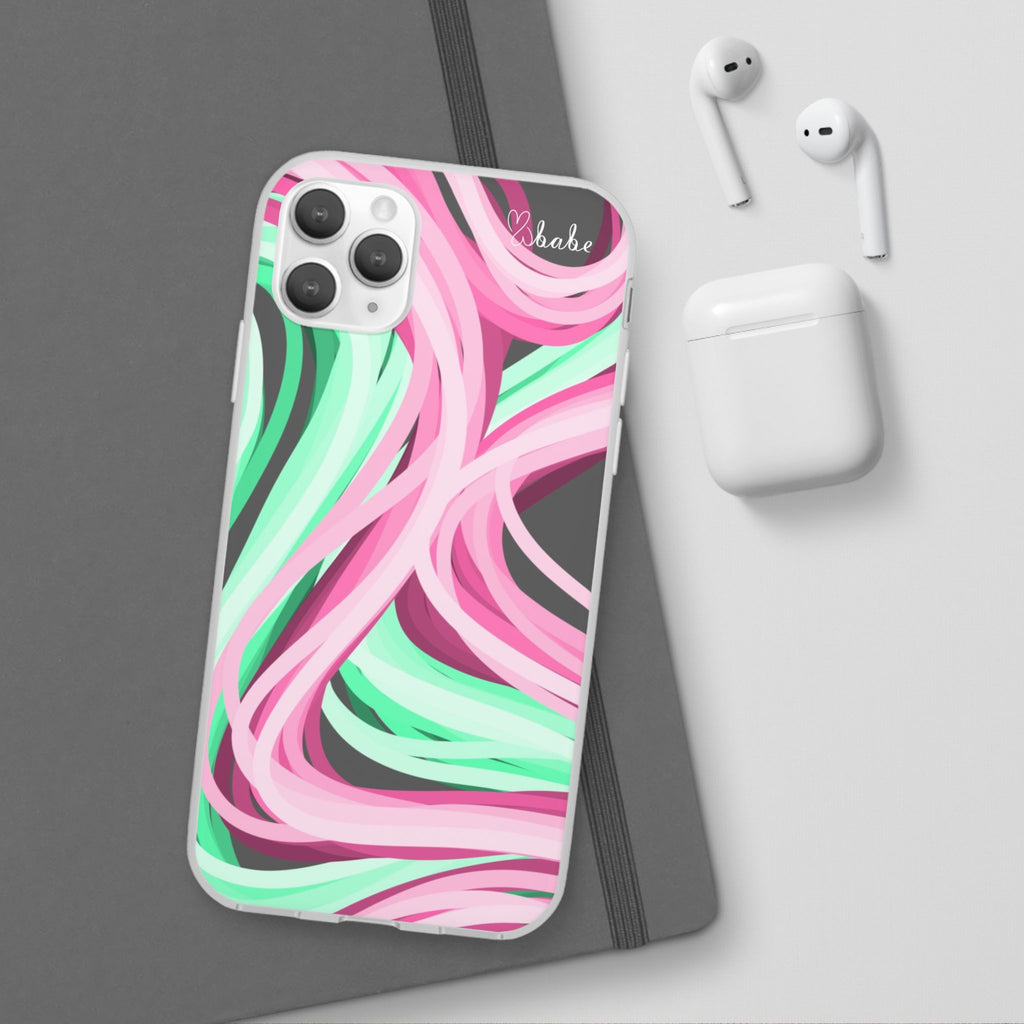Neon Vines, Flexi Phone Case.