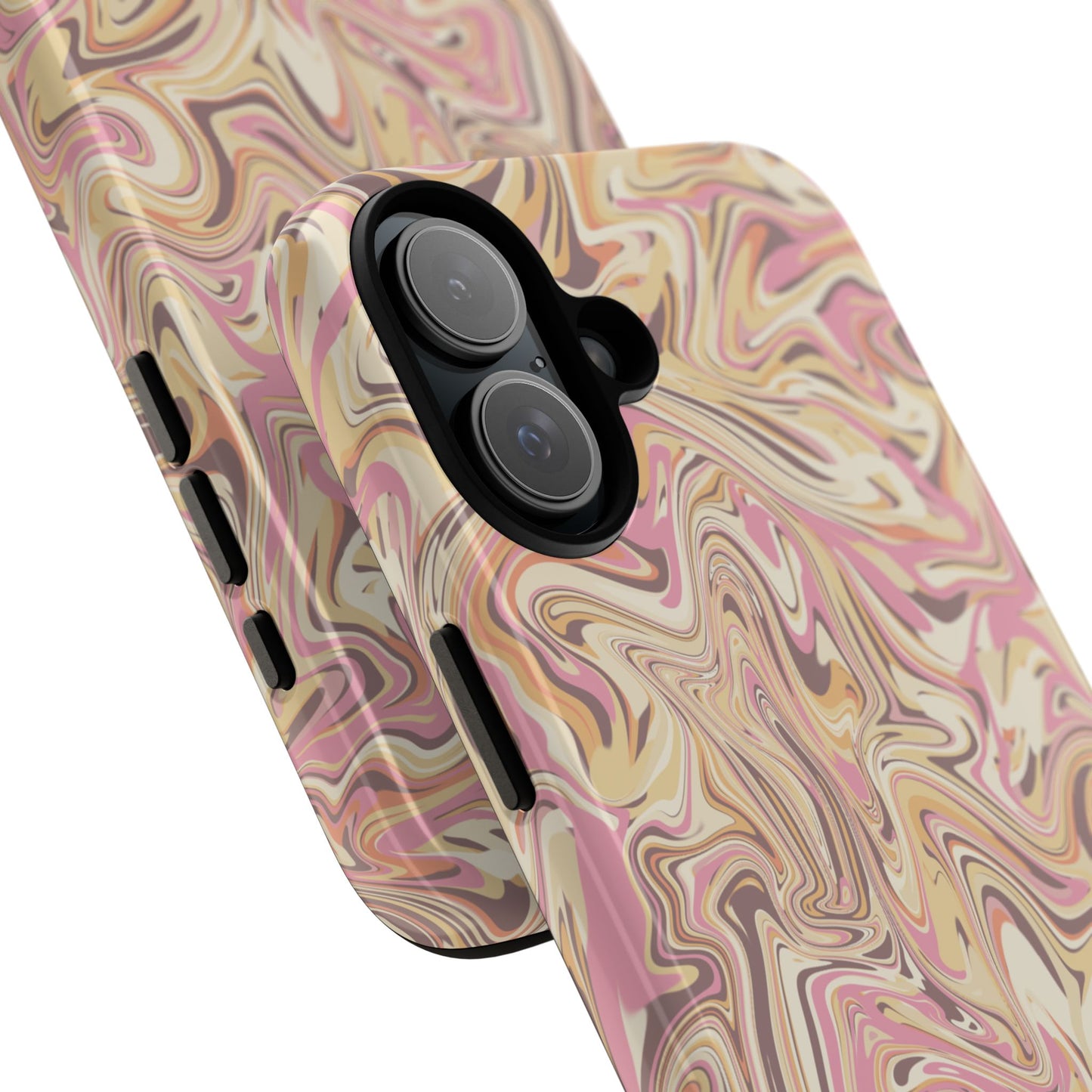 Peach Waves, Tough Phone Case.