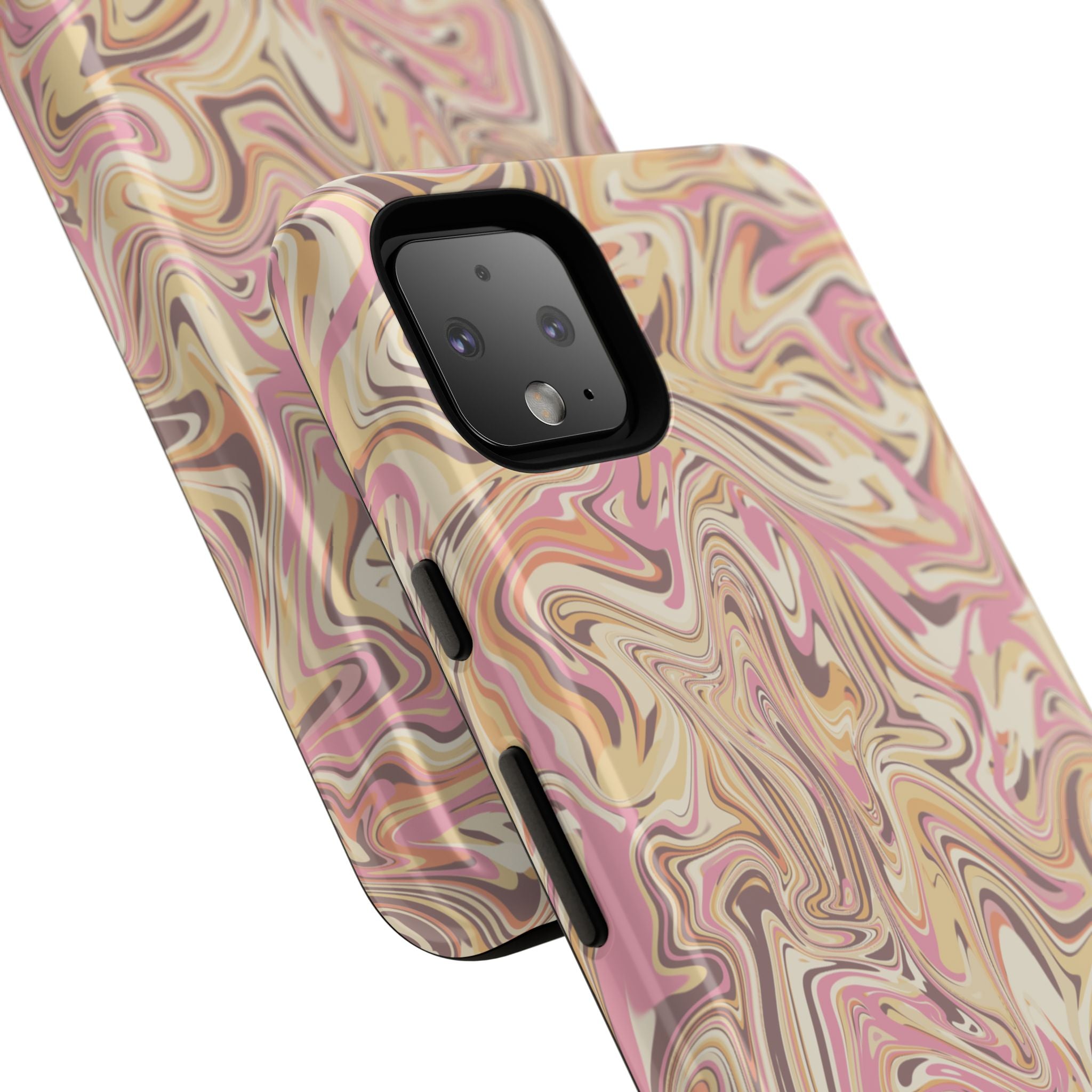 Peach Waves, Tough Phone Case.