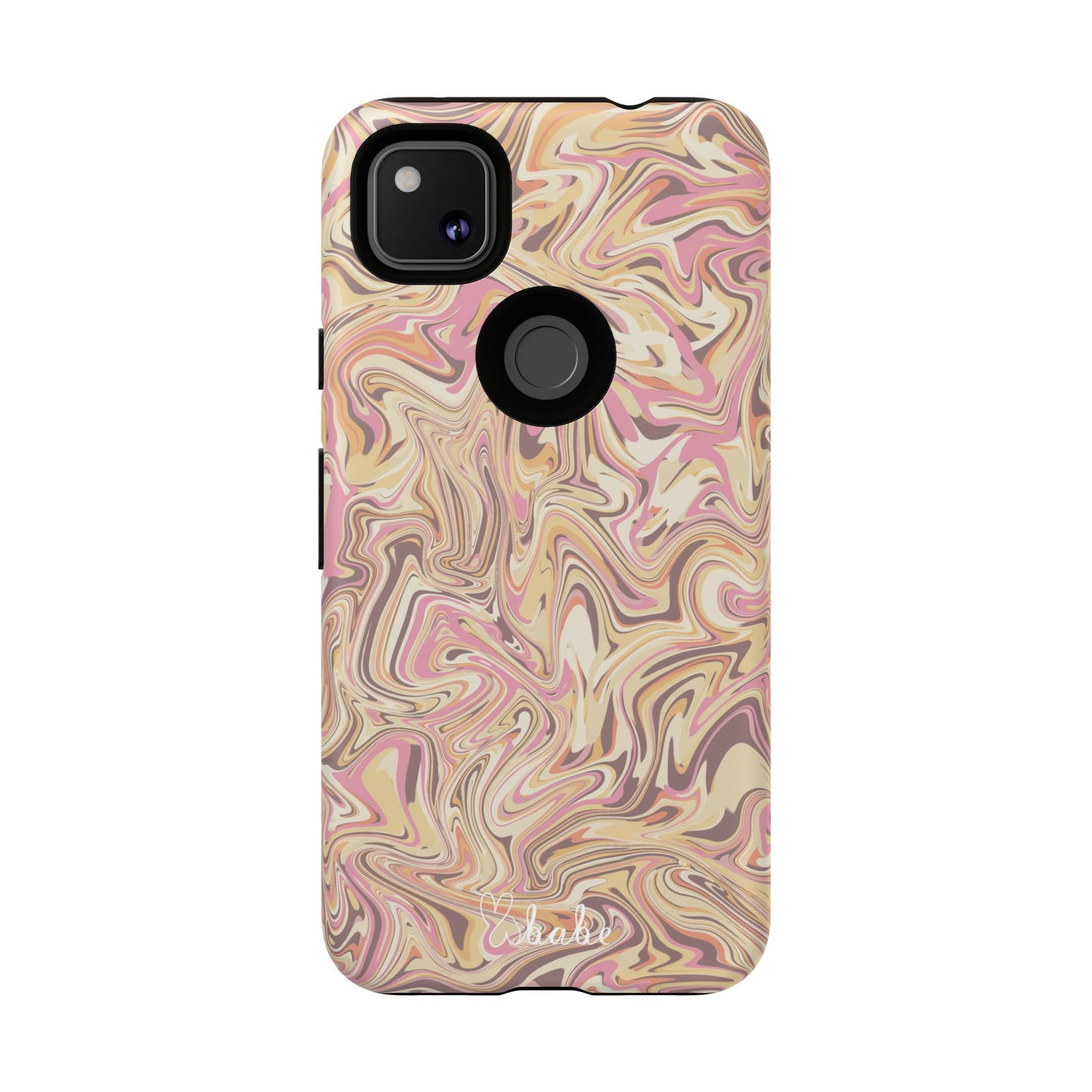 Peach Waves, Tough Phone Case.