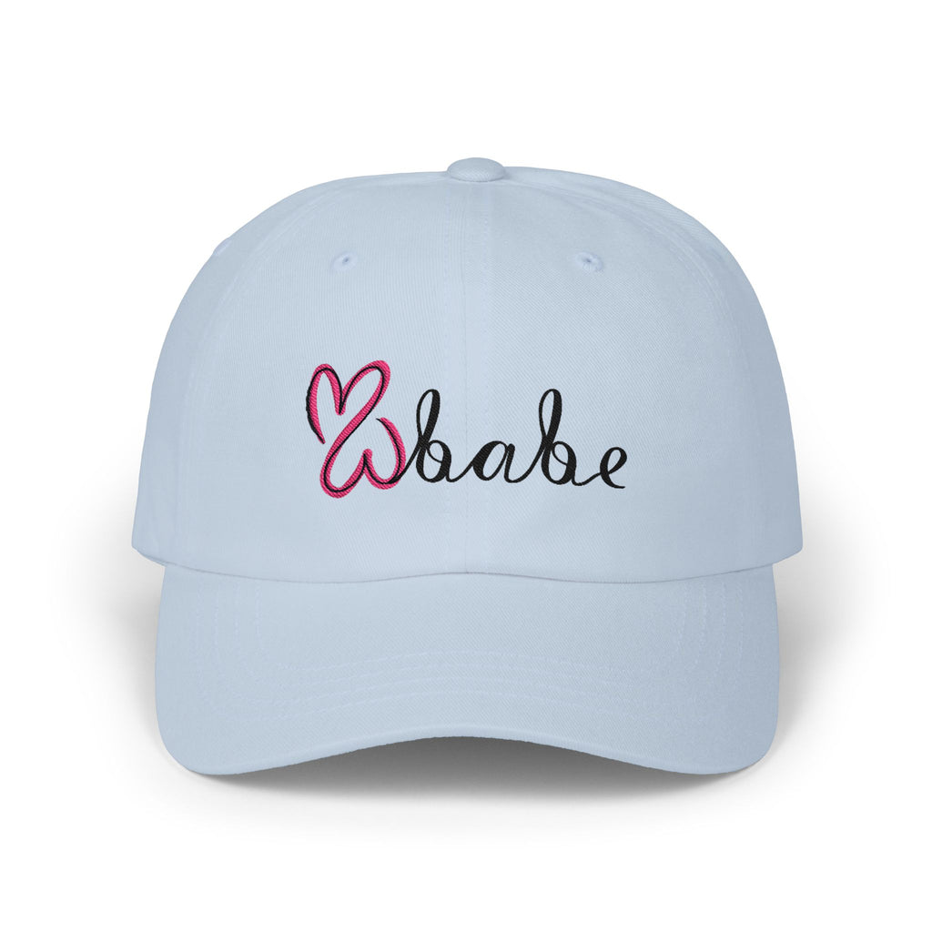 Pink Logo, Embroidered Dad Cap.
