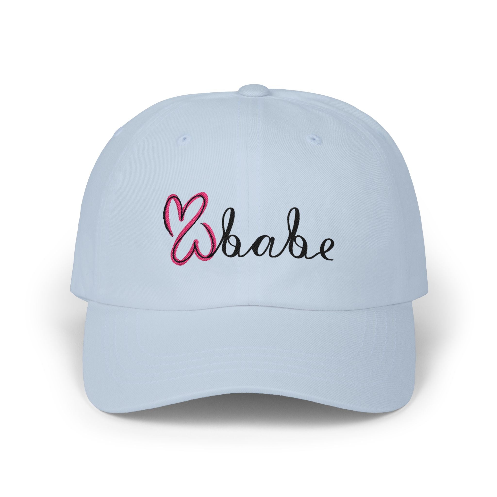 Pink Logo, Embroidered Dad Cap.