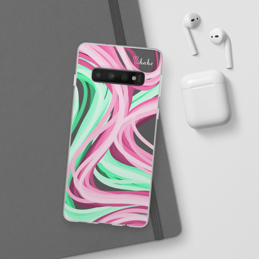 Neon Vines, Flexi Phone Case.