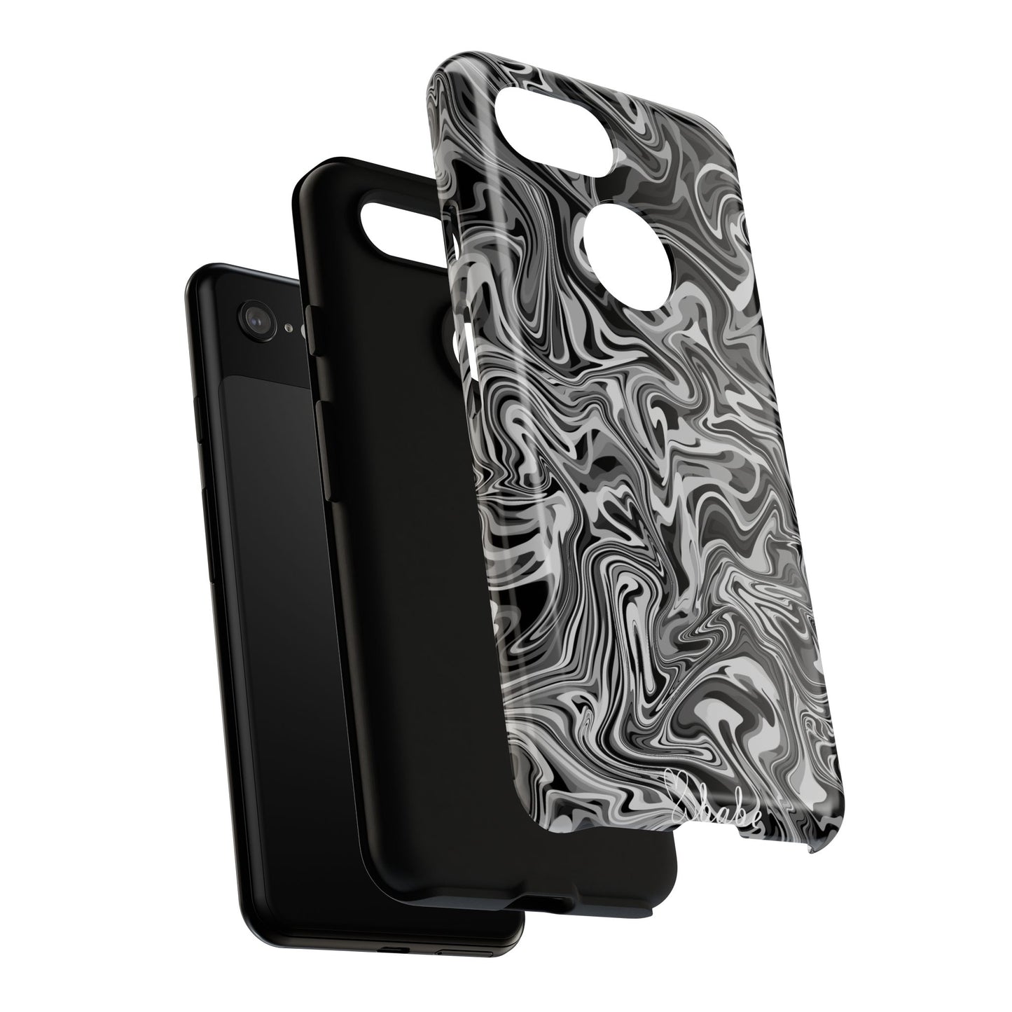 Ink Waves, Tough Phone Case.