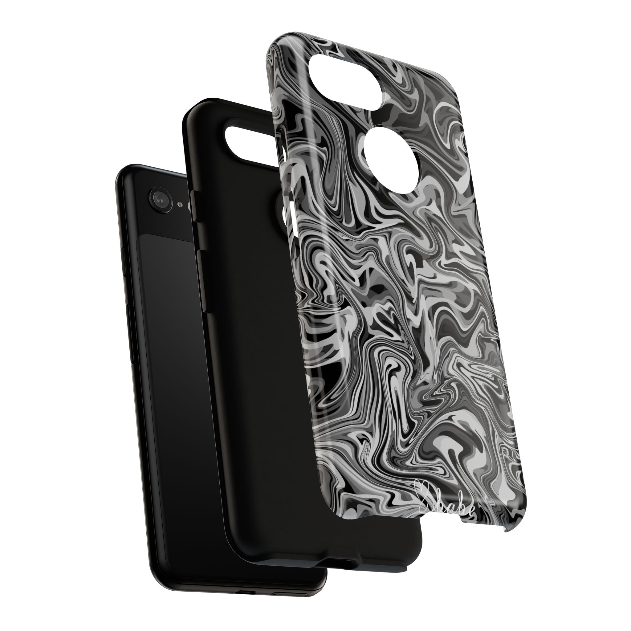 Ink Waves, Tough Phone Case.