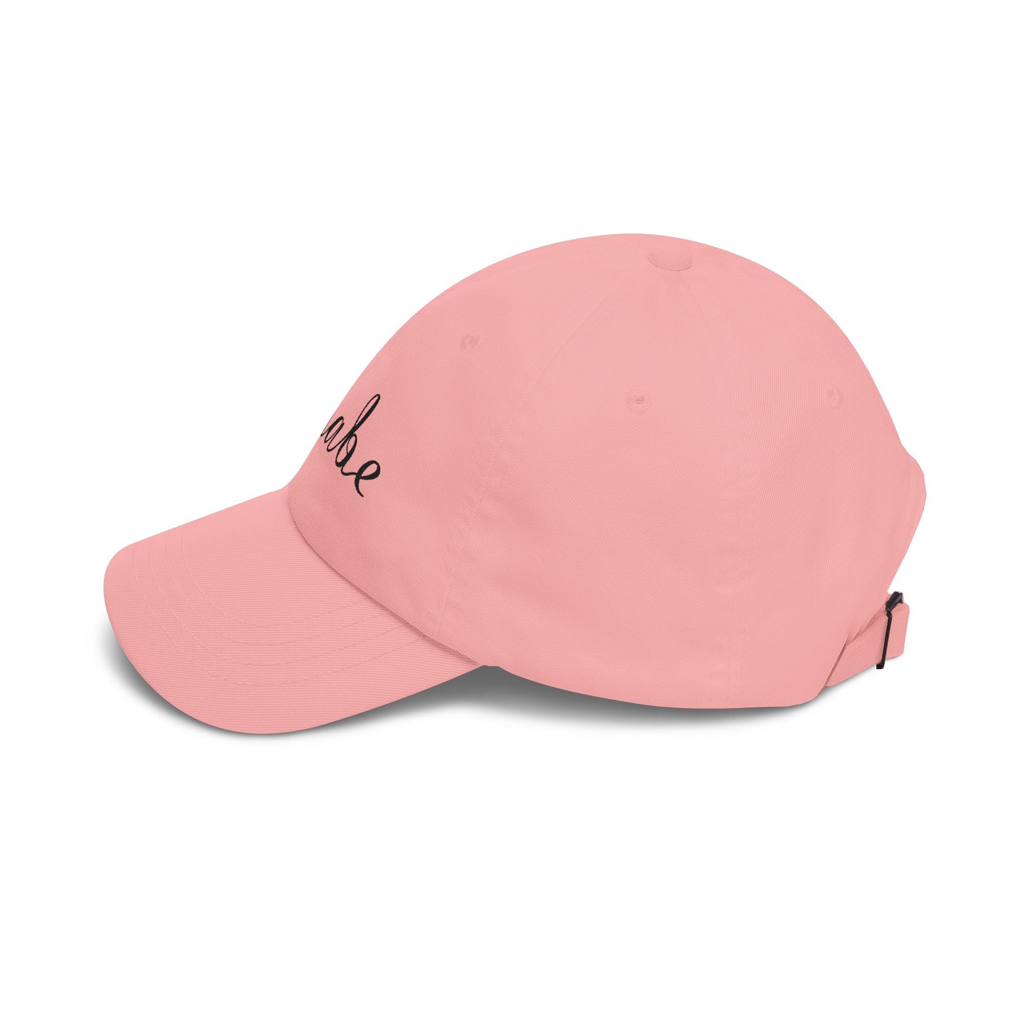 Pink Logo, Embroidered Dad Cap.