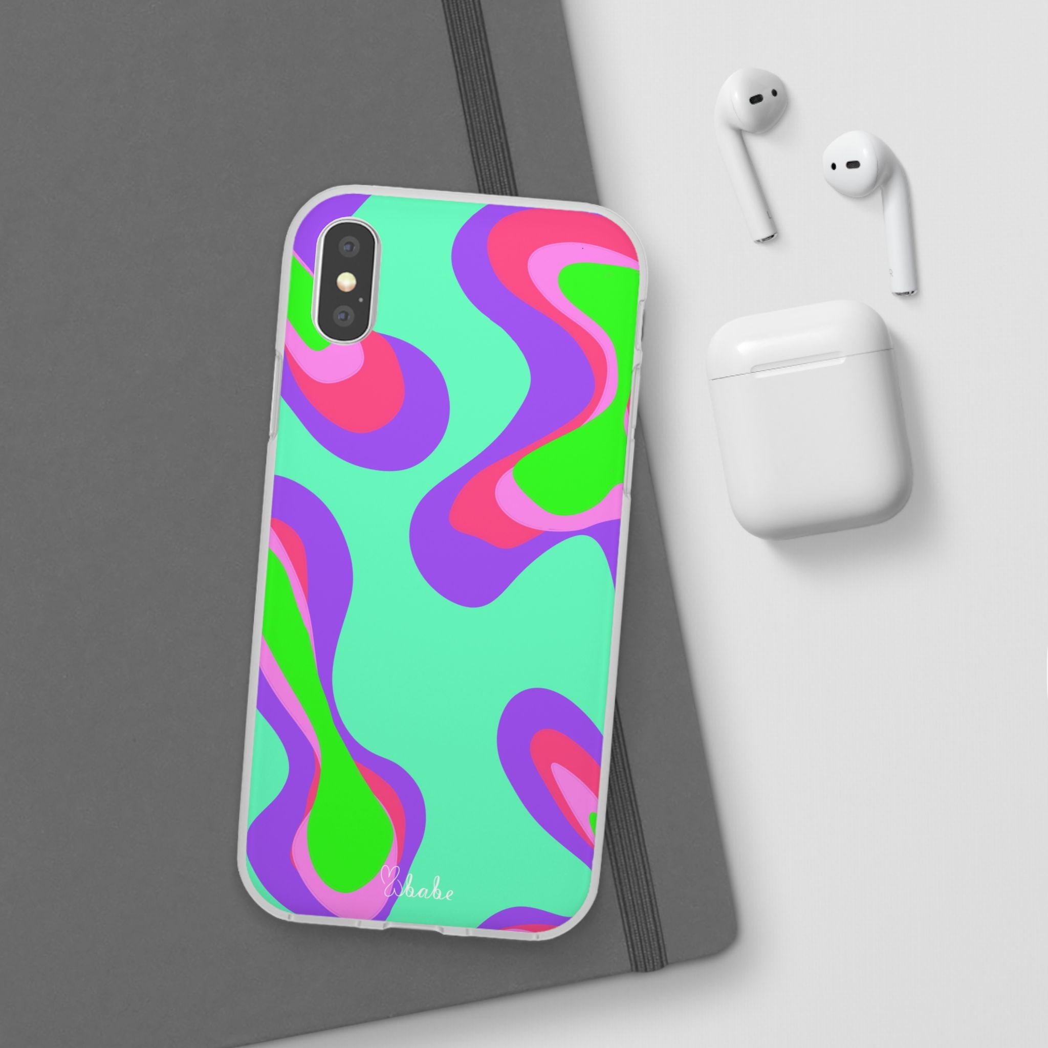 Neon Camo, Flexi Case.