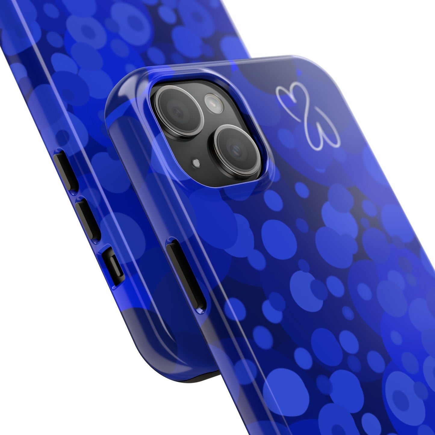 Blue Bubbles, Tough Phone Case