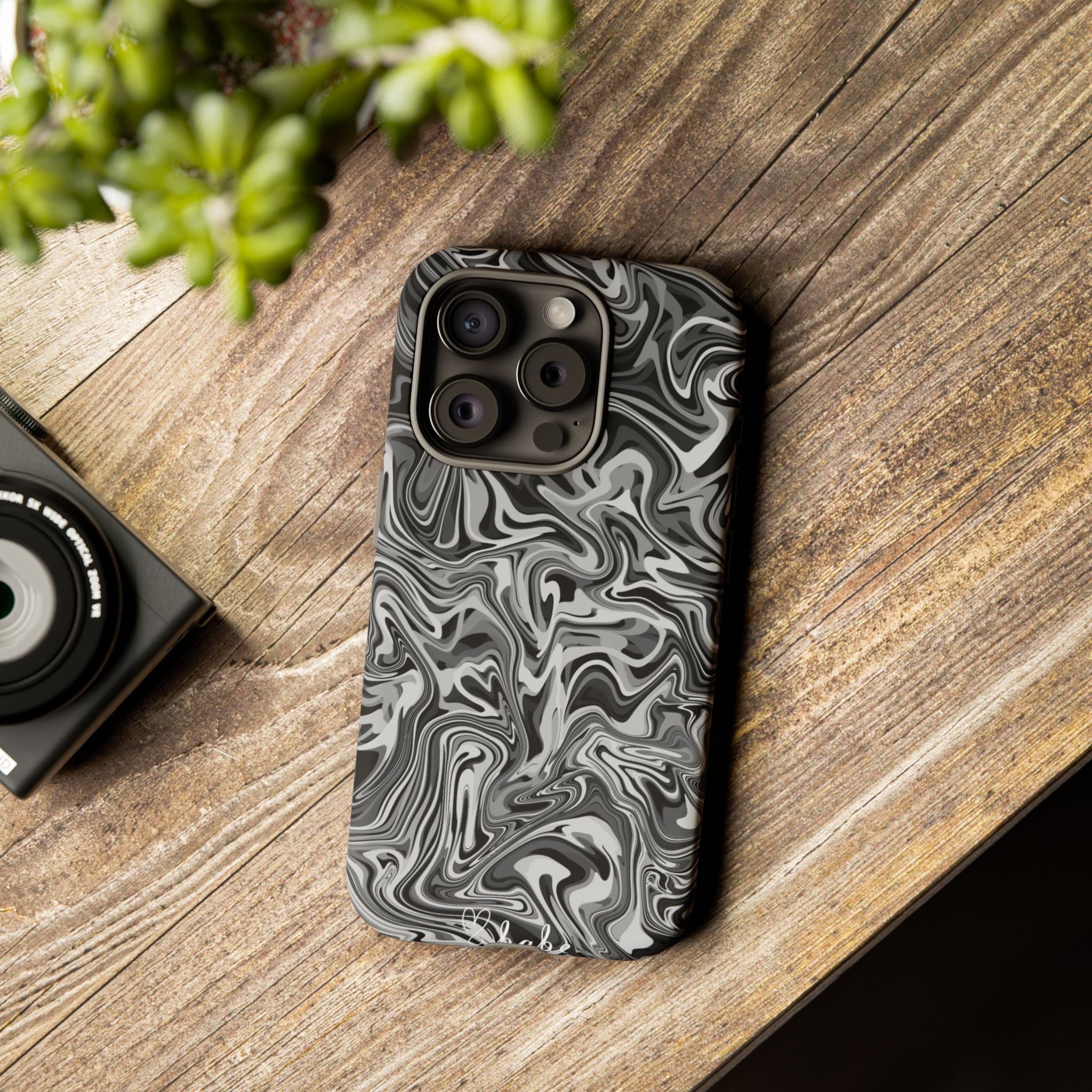 Ink Waves, Tough Phone Case.