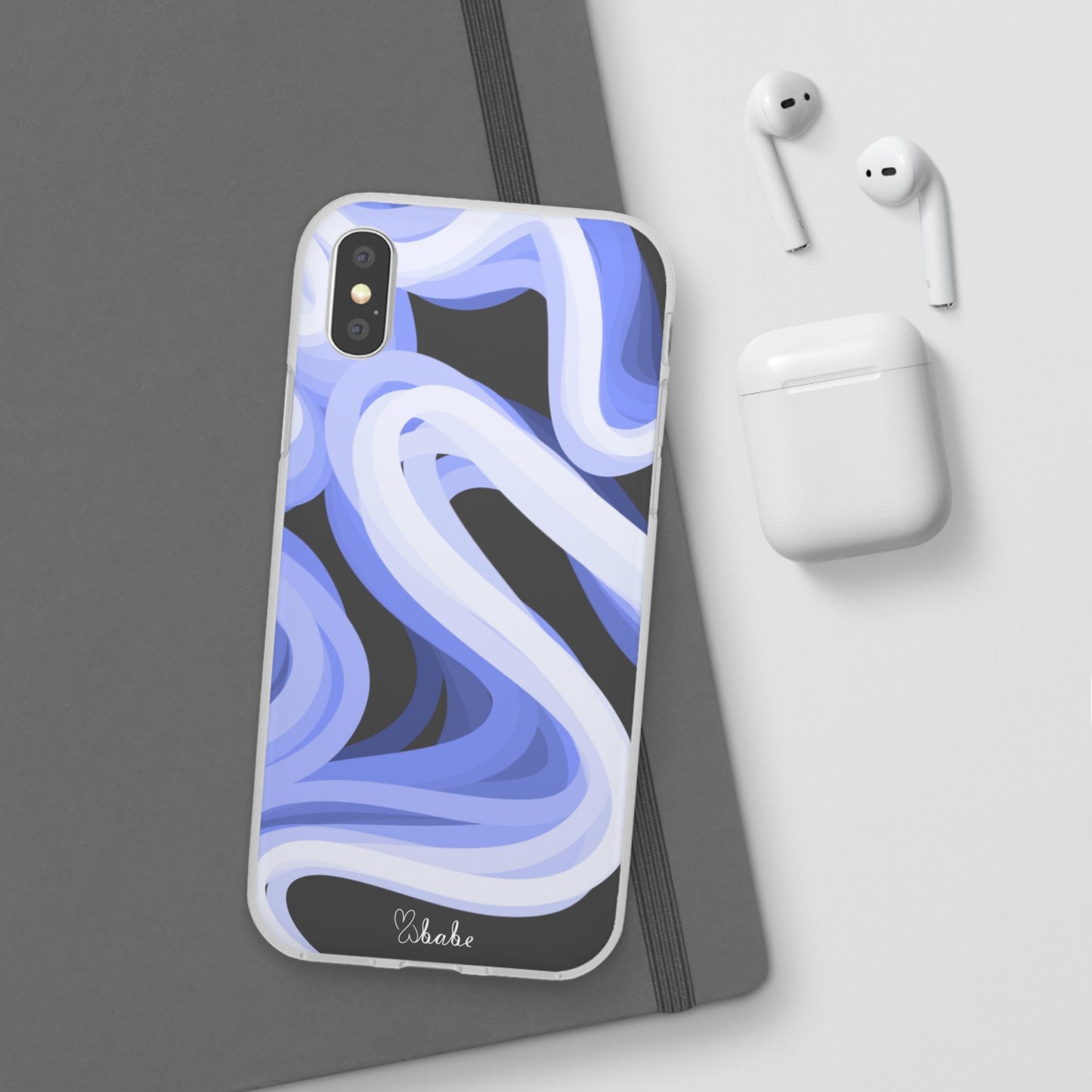 Blue Vines, Flexi Phone Case.
