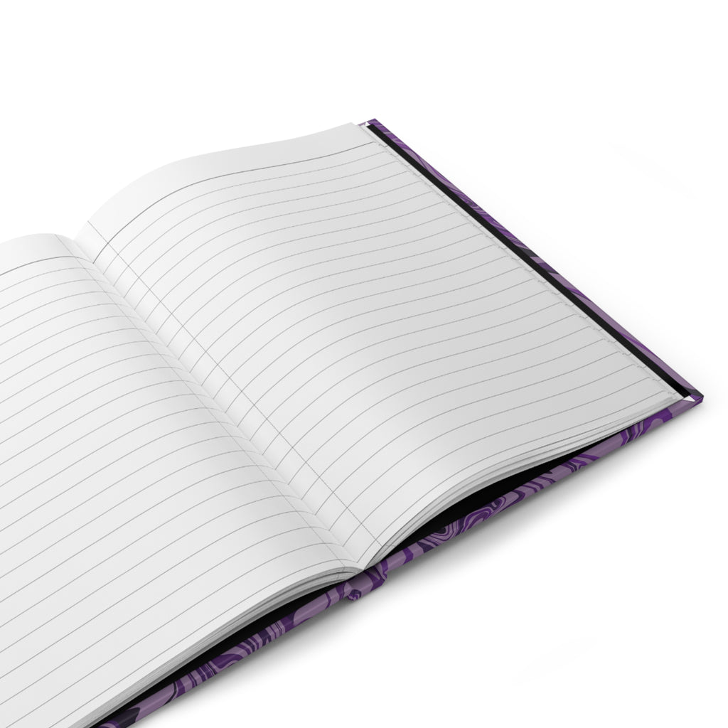 Purp Waves, Hardcover Journal.