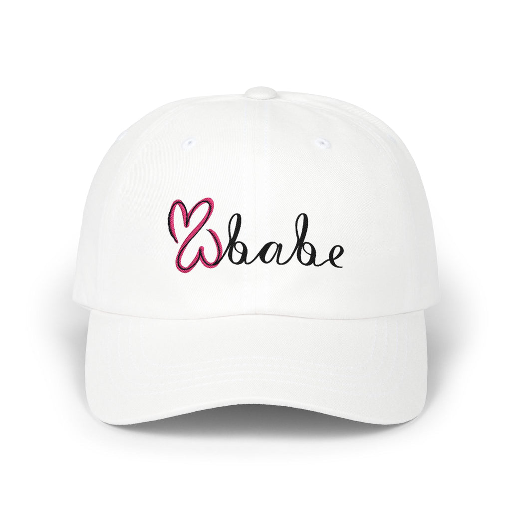 Pink Logo, Embroidered Dad Cap.