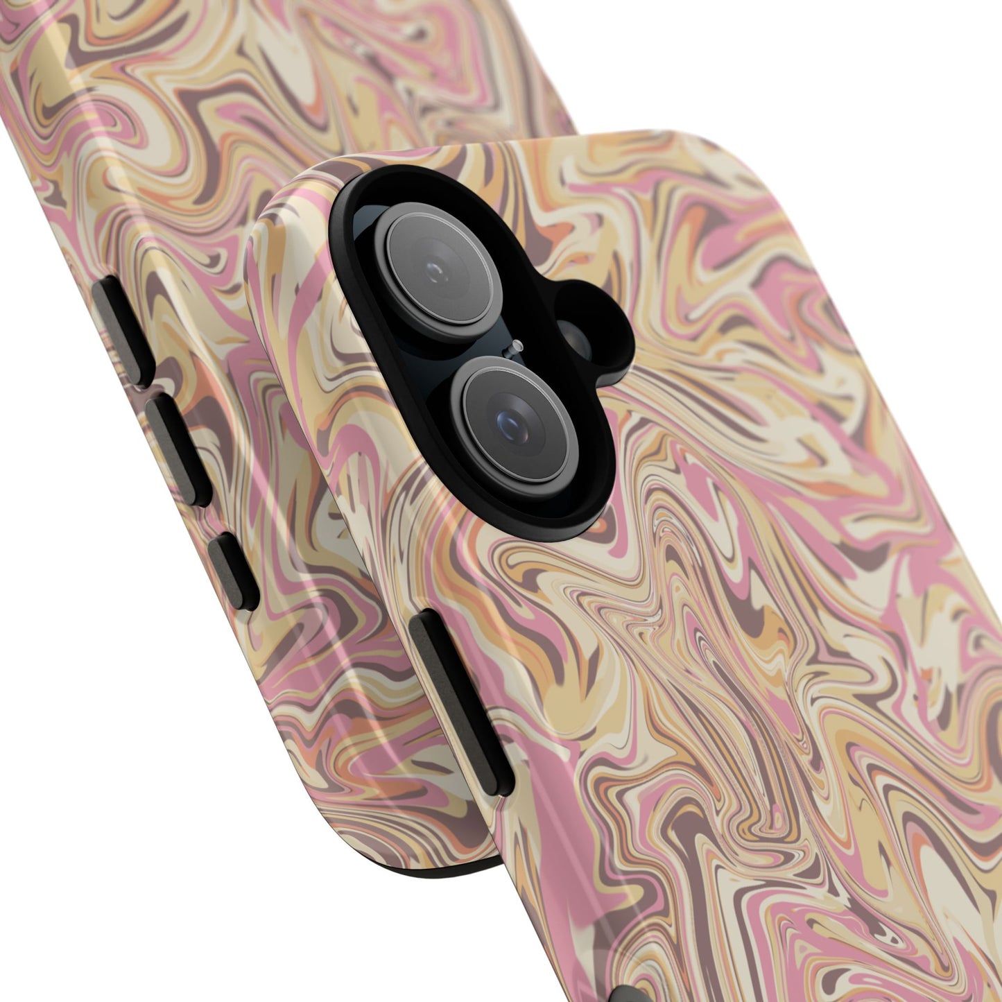 Peach Waves, Tough Phone Case.