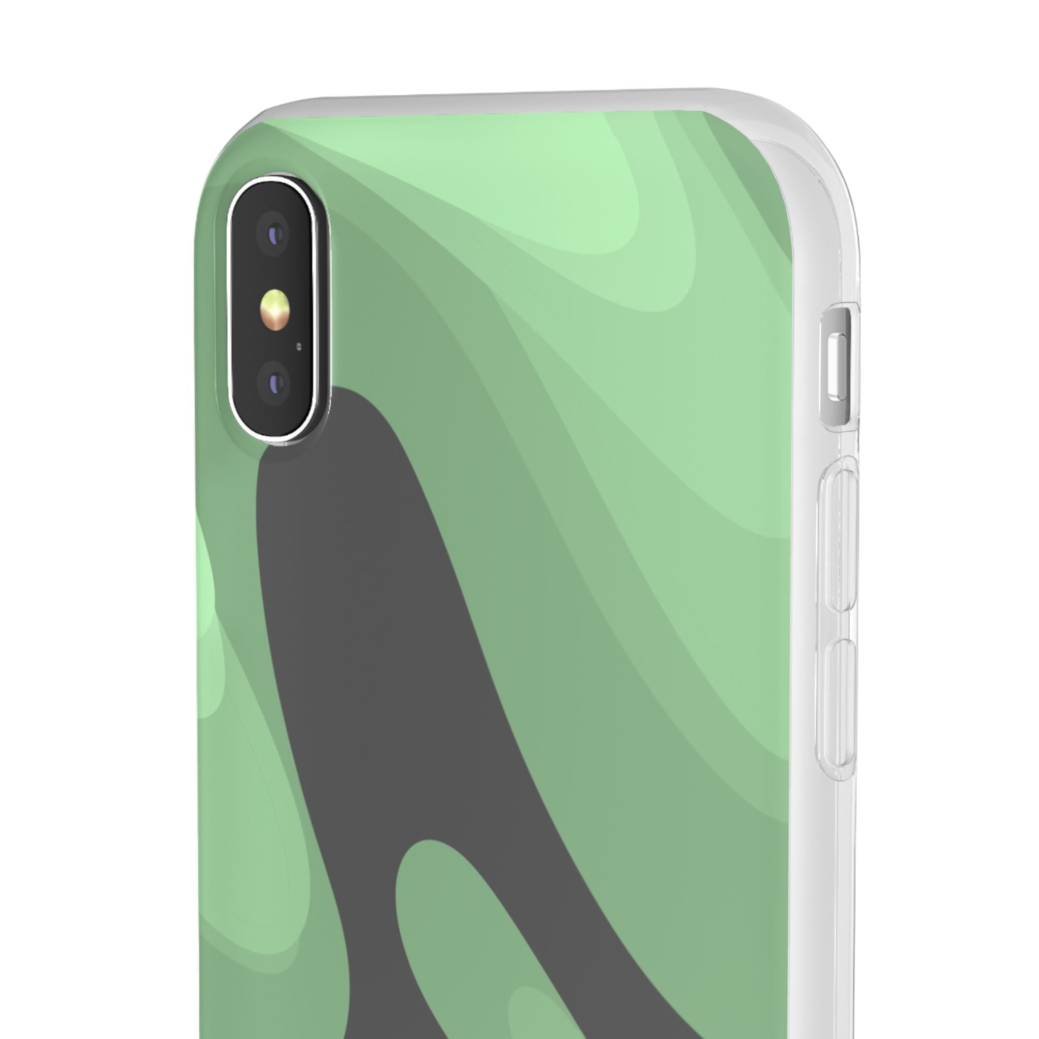 Mint Waves, Flexi Phone Case.