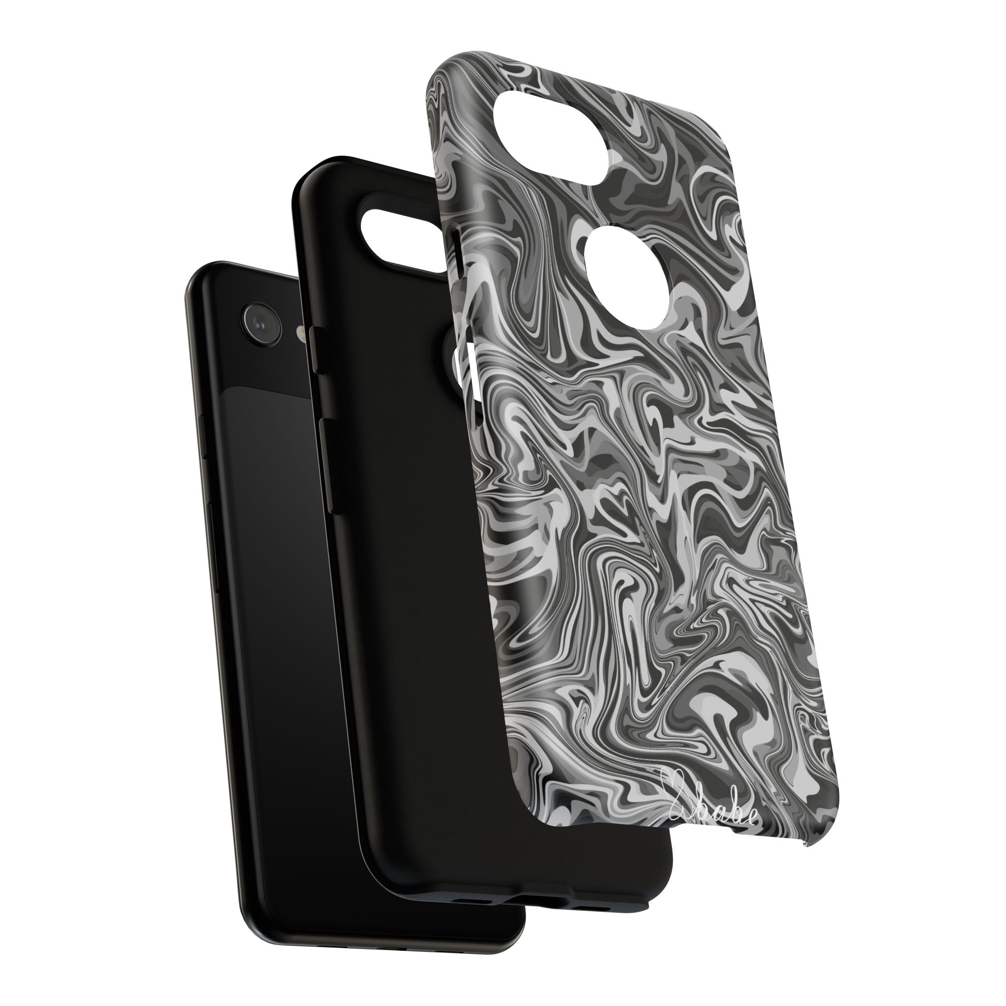 Ink Waves, Tough Phone Case.
