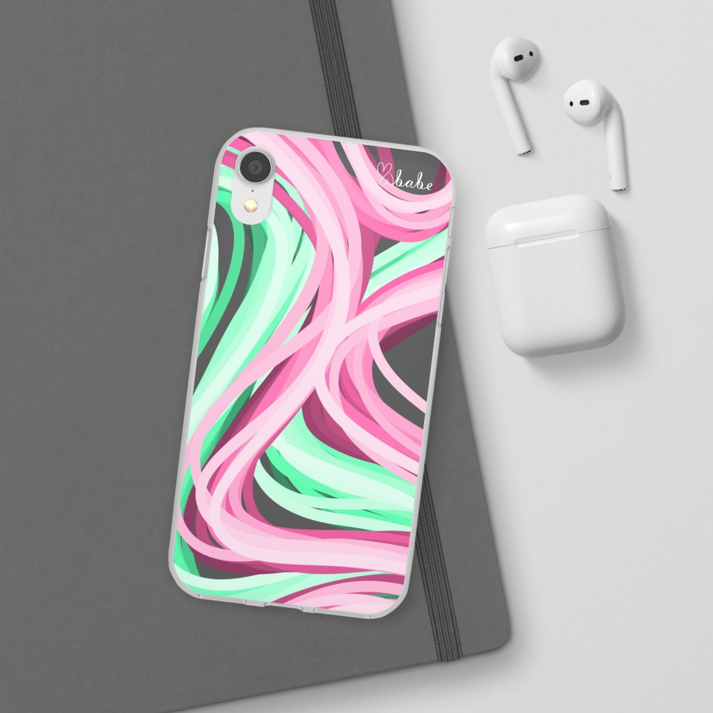 Neon Vines, Flexi Phone Case.