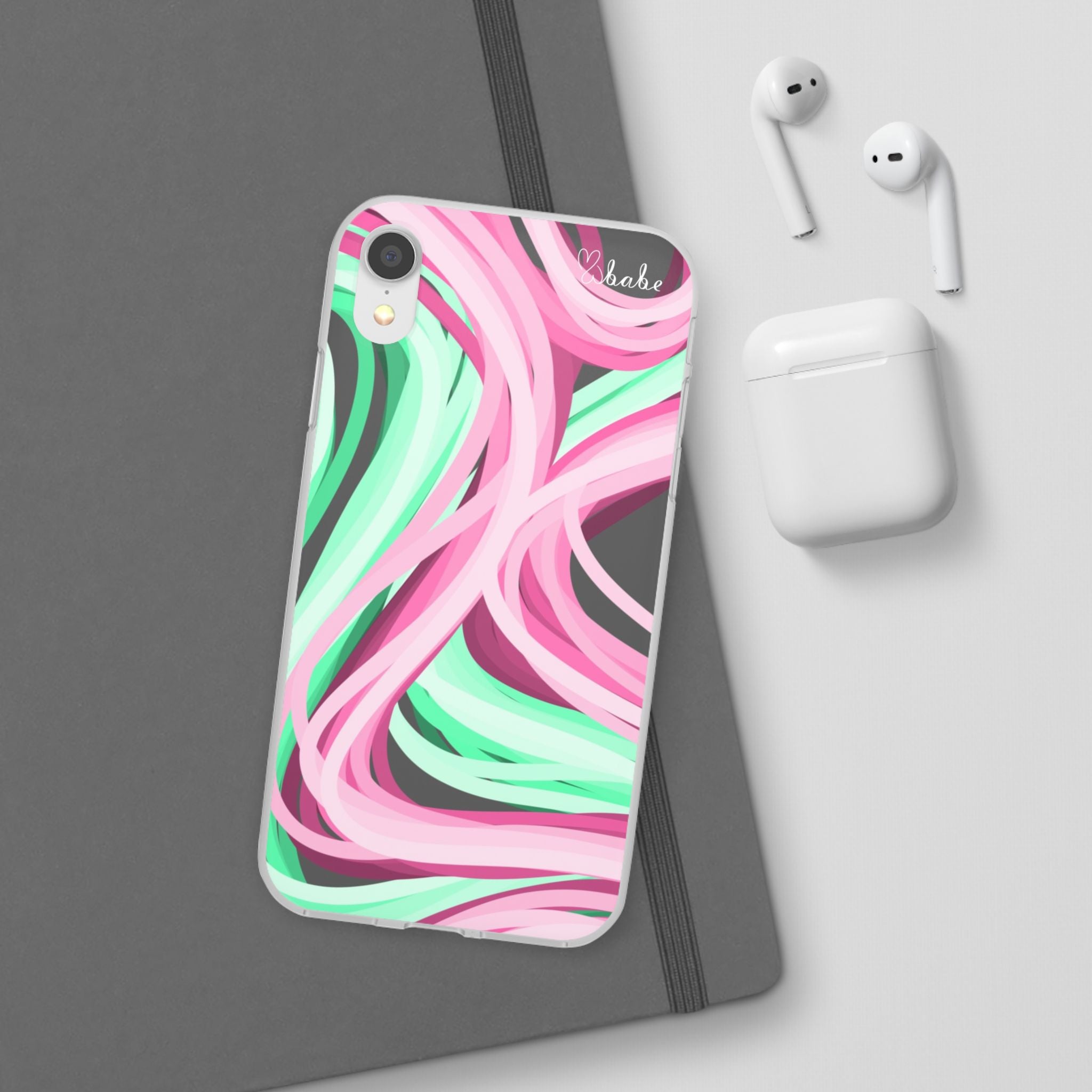 Neon Vines, Flexi Phone Case.