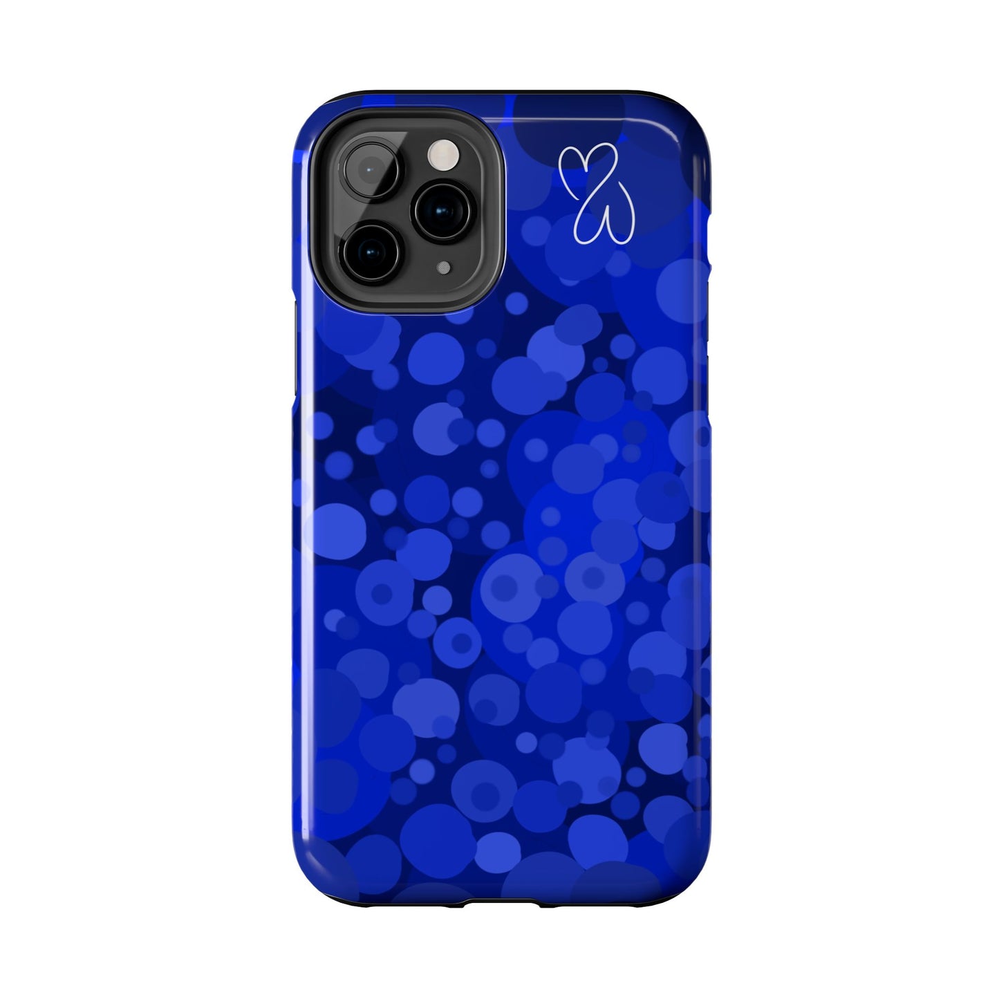 Blue Bubbles, Tough Phone Case