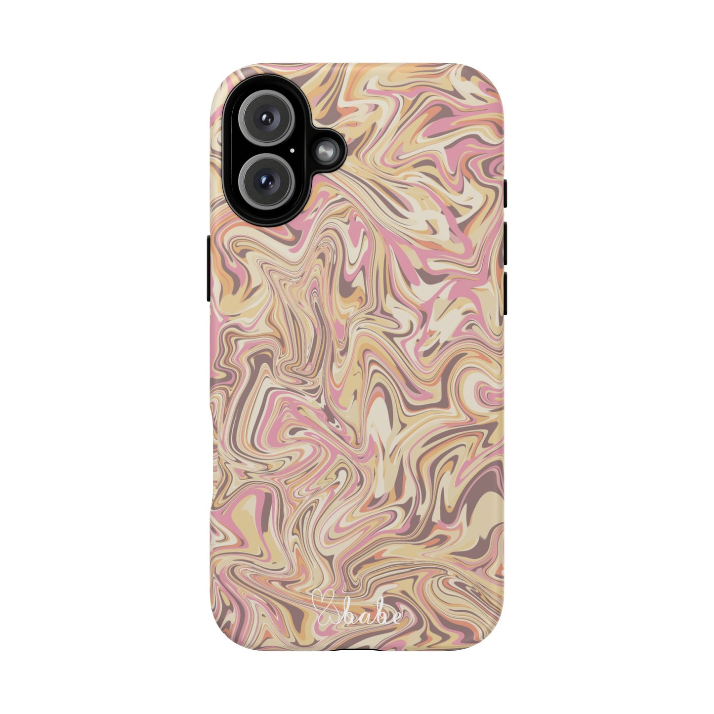Peach Waves, Tough Phone Case.