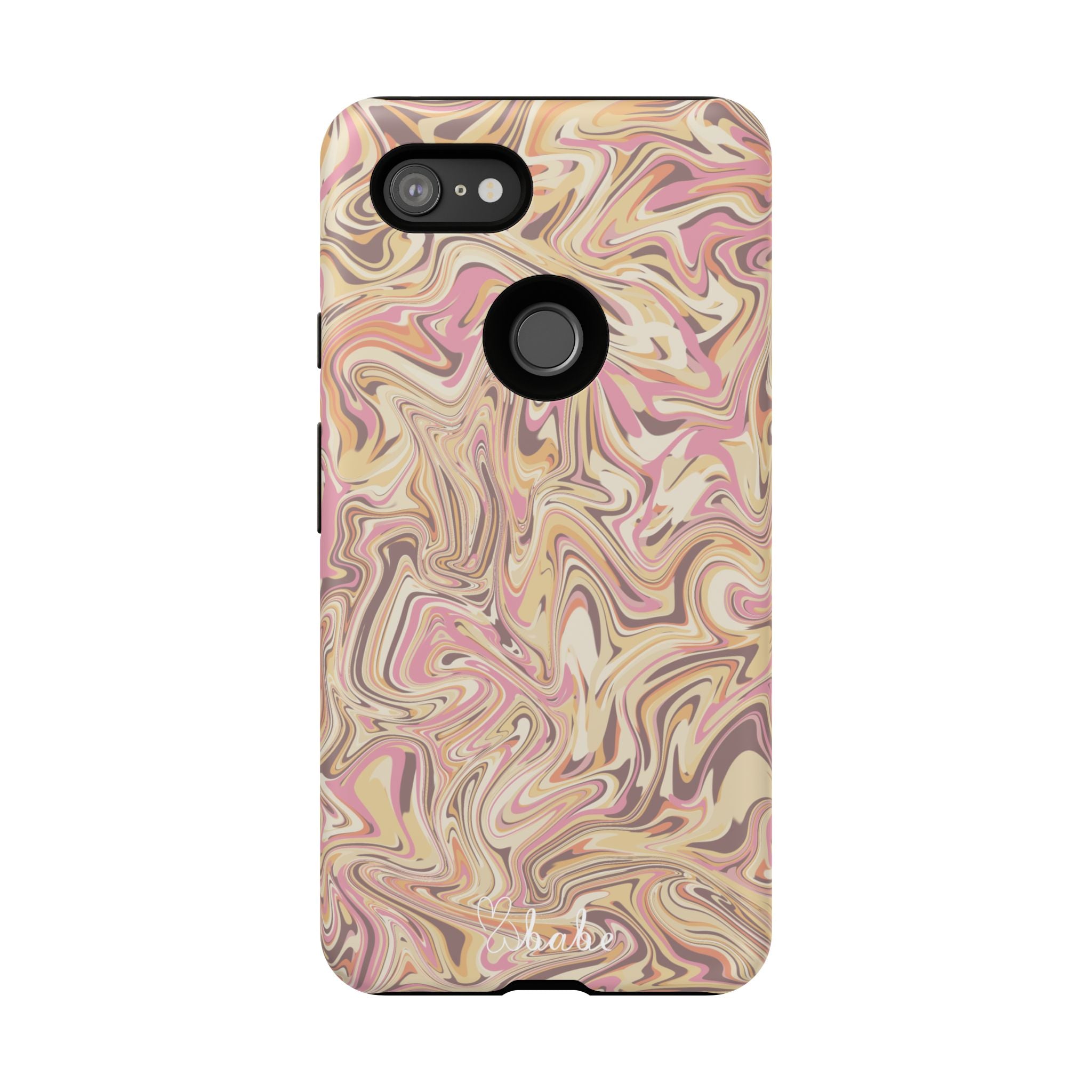 Peach Waves, Tough Phone Case.