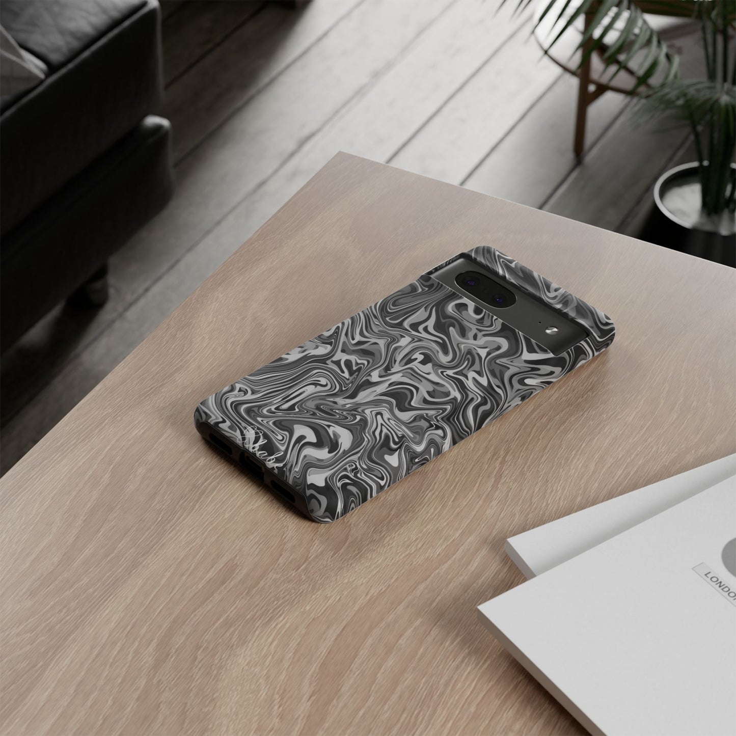 Ink Waves, Tough Phone Case.