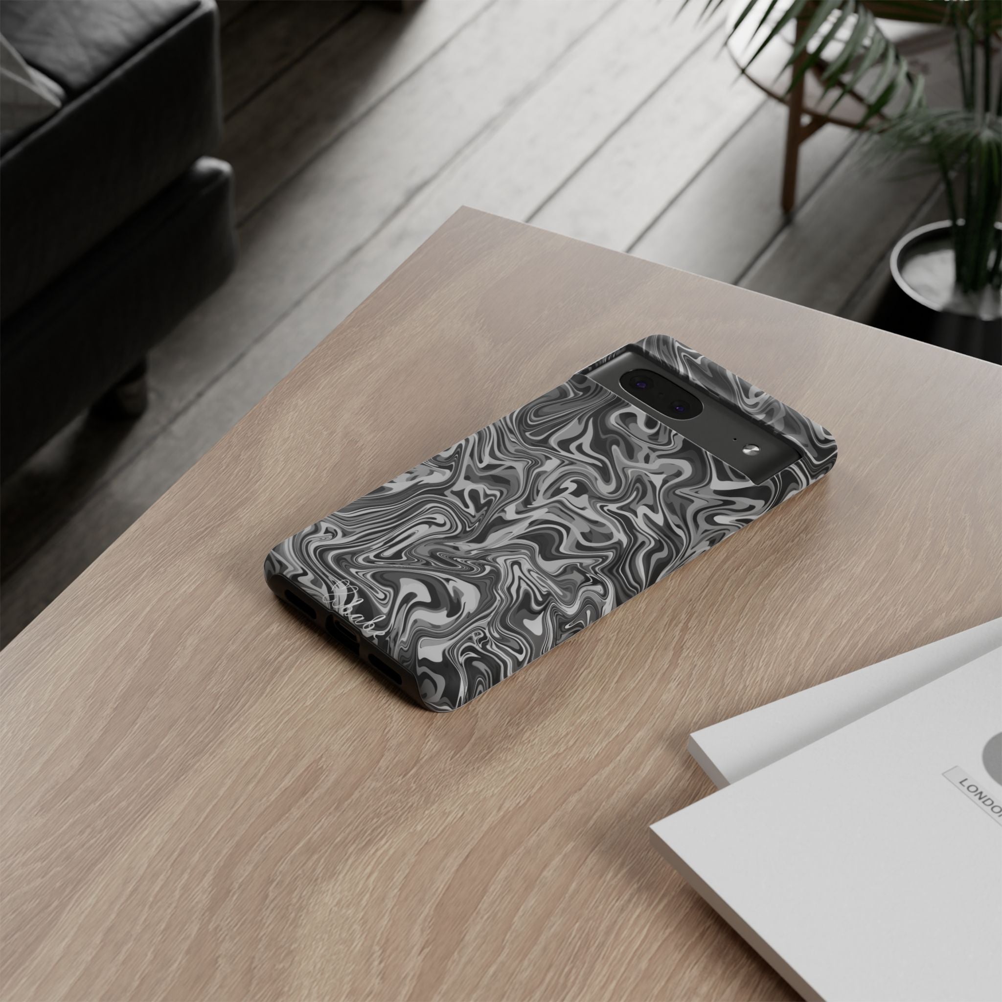 Ink Waves, Tough Phone Case.