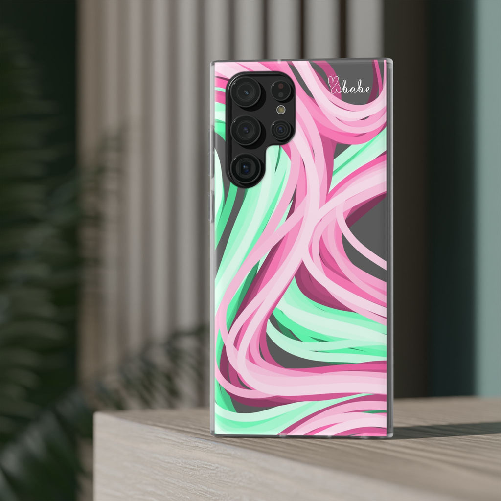 Neon Vines, Flexi Phone Case.