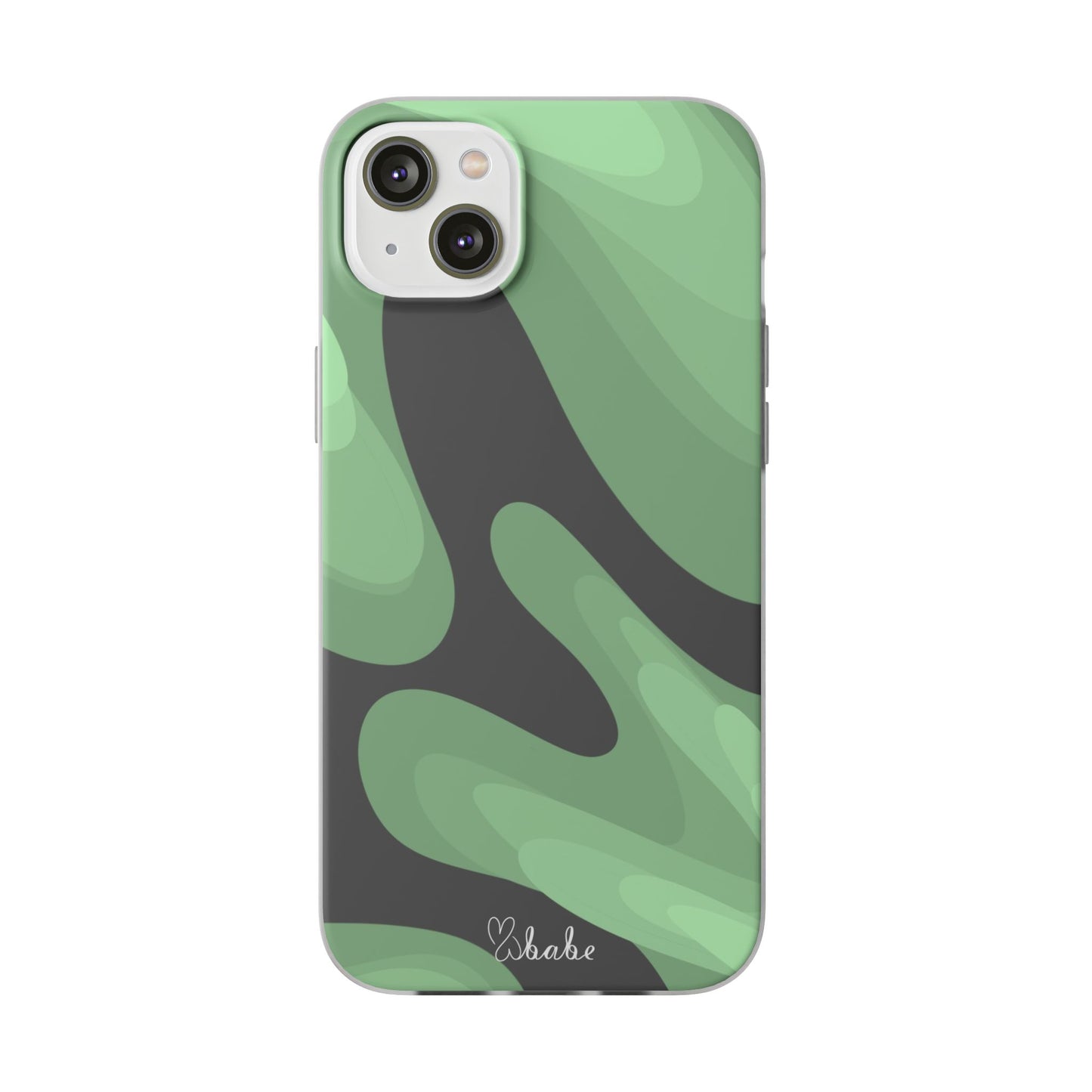 Mint Waves, Flexi Phone Case.