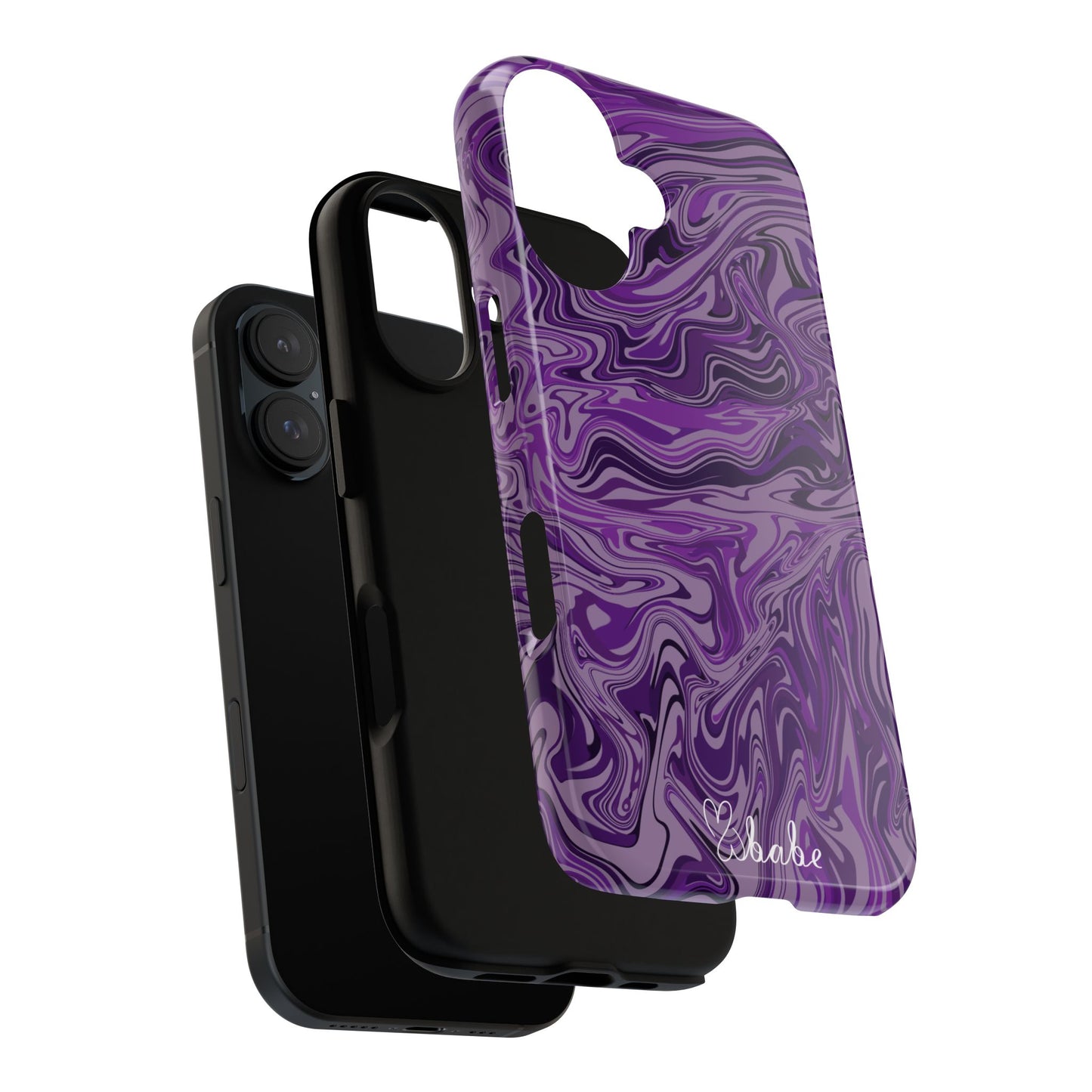 Purp Waves, Tough Phone Case.