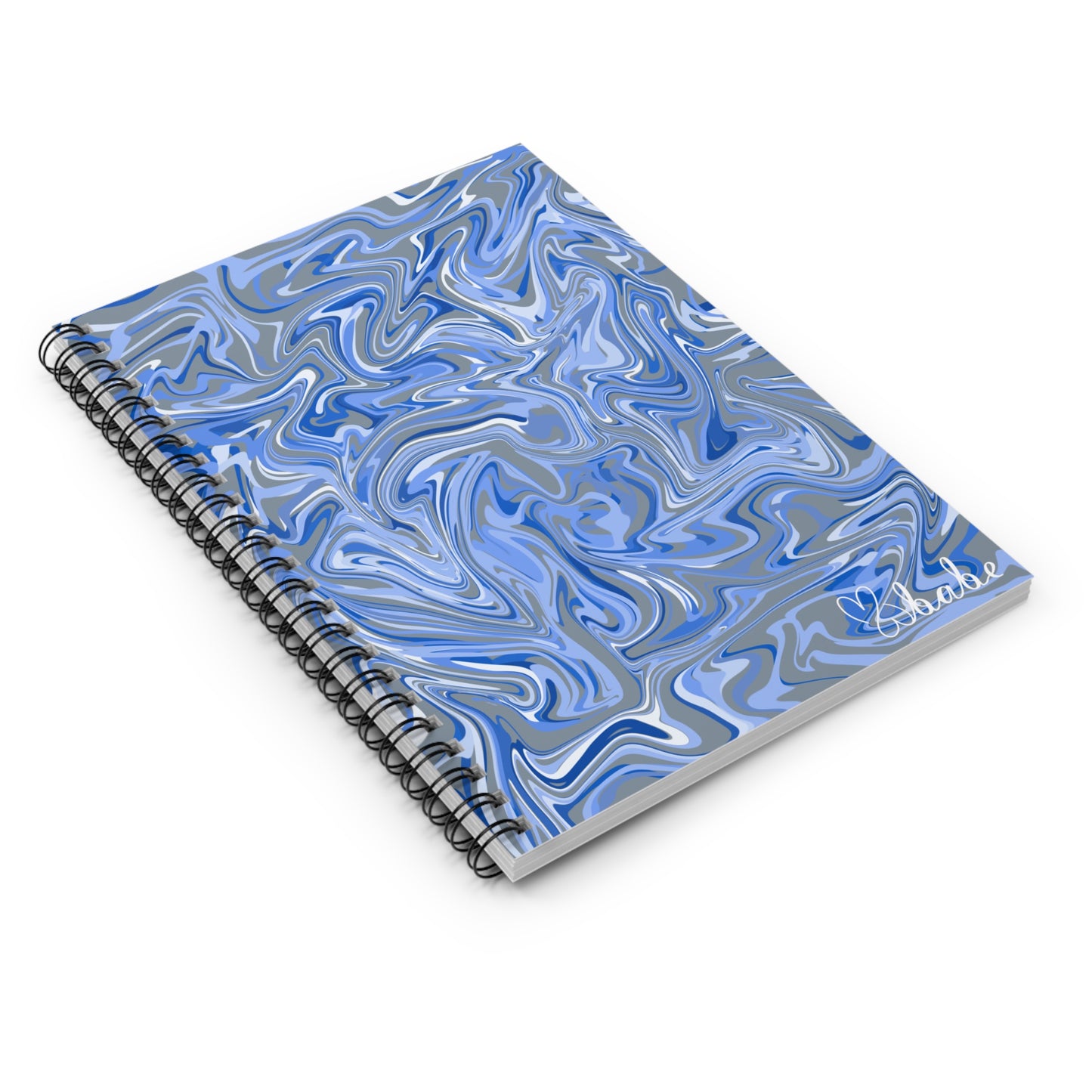 Soft Waves, Spiral Notebook.