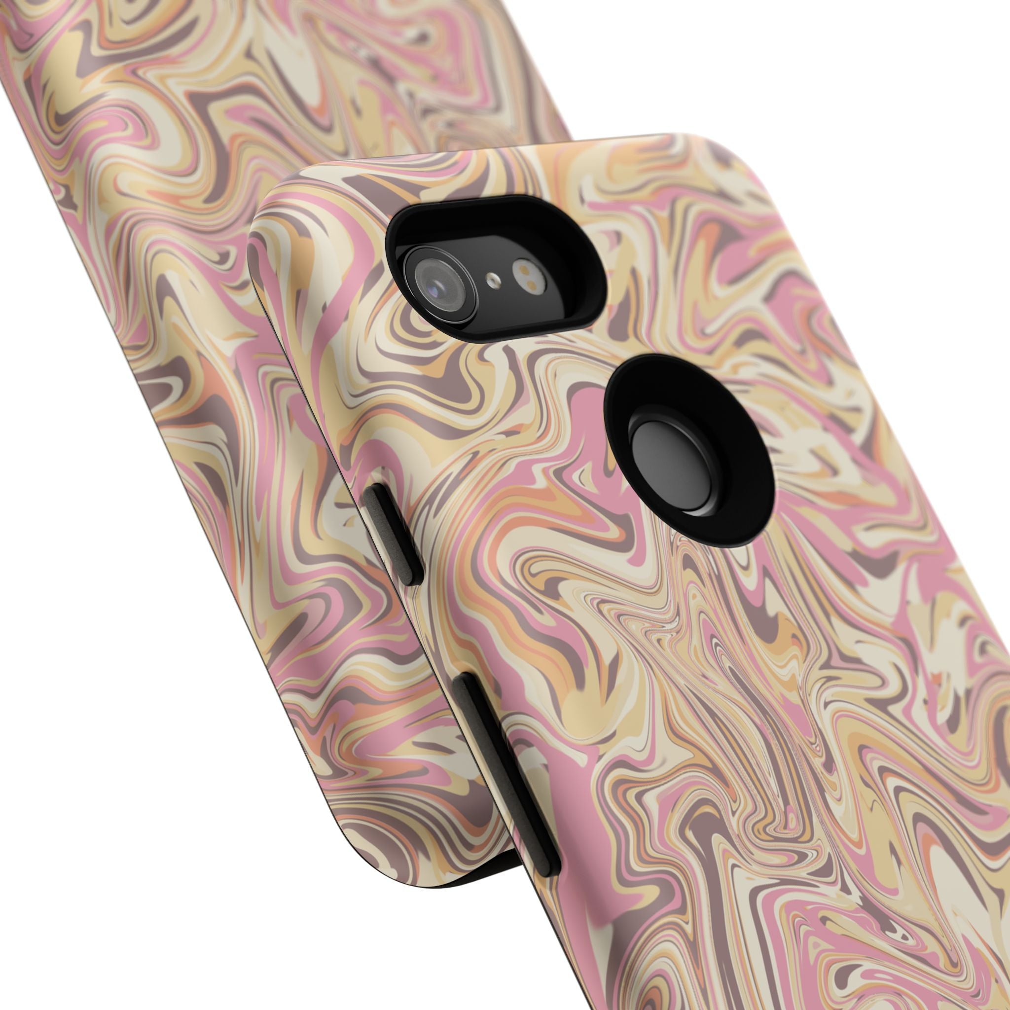 Peach Waves, Tough Phone Case.