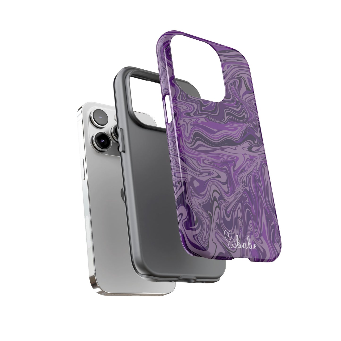 Purp Waves, Tough Phone Case.