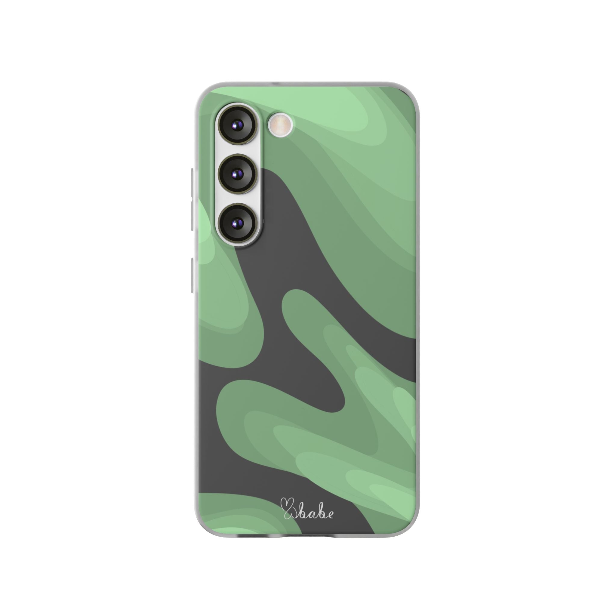 Mint Waves, Flexi Phone Case.