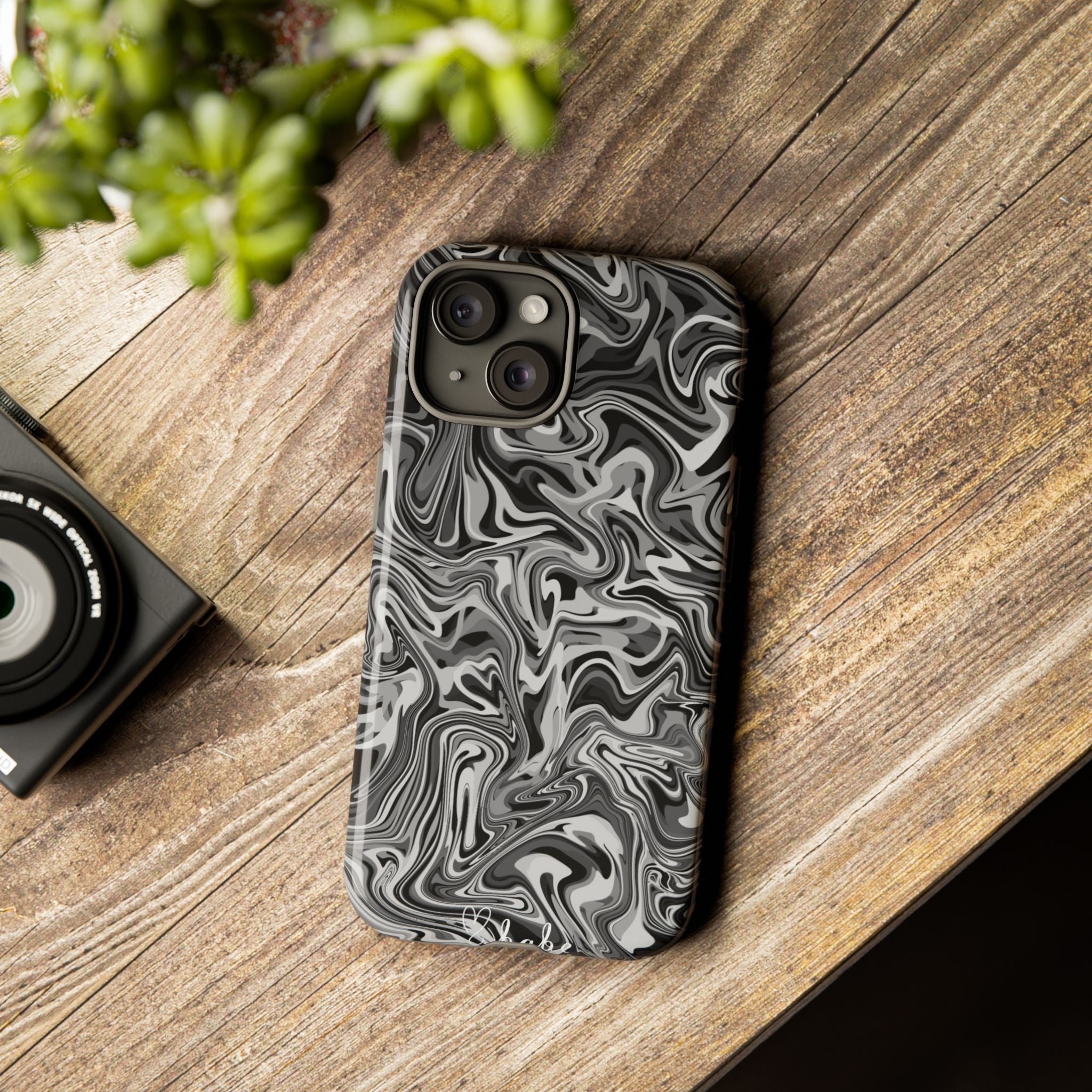 Ink Waves, Tough Phone Case.