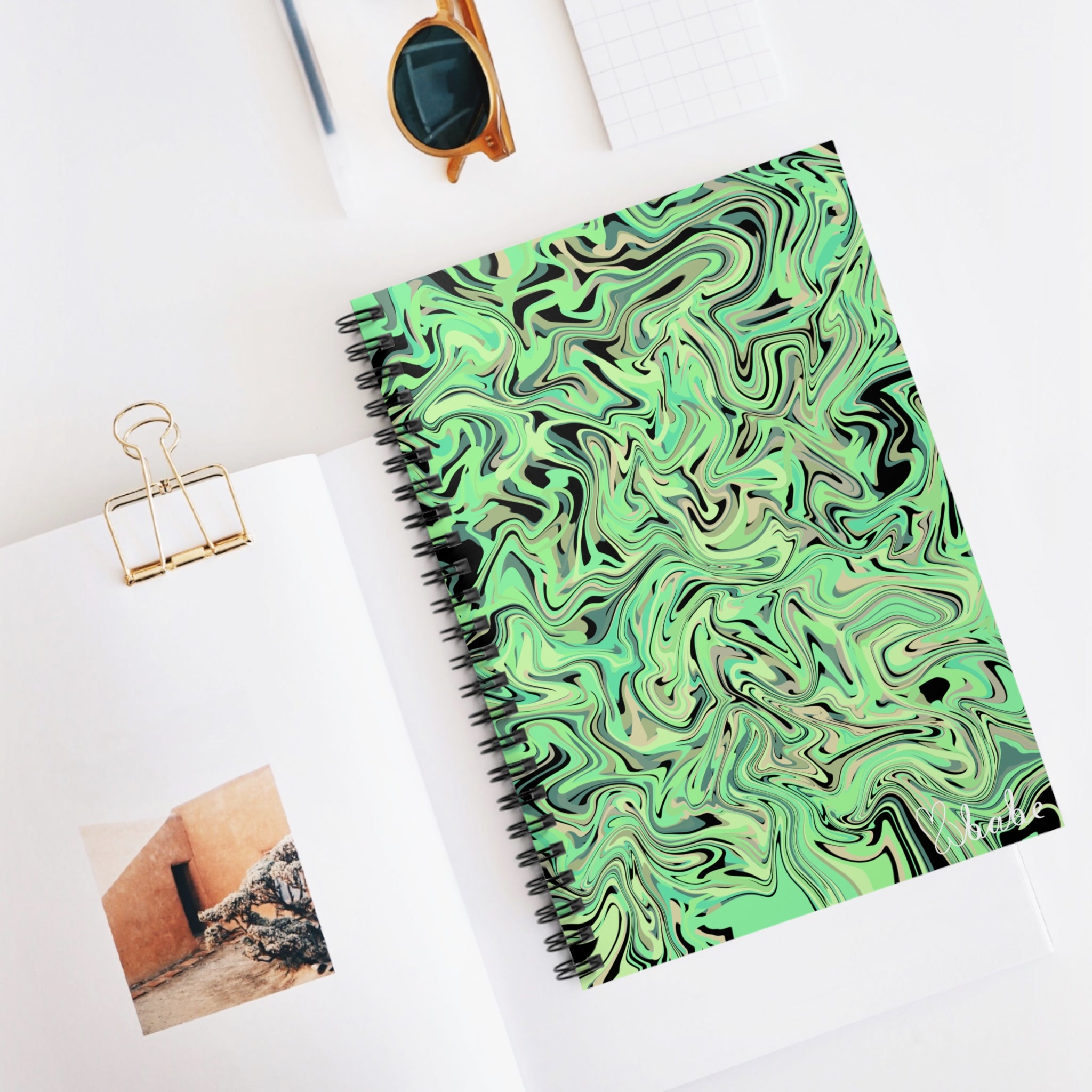 Lime Tia, Spiral Notebook.