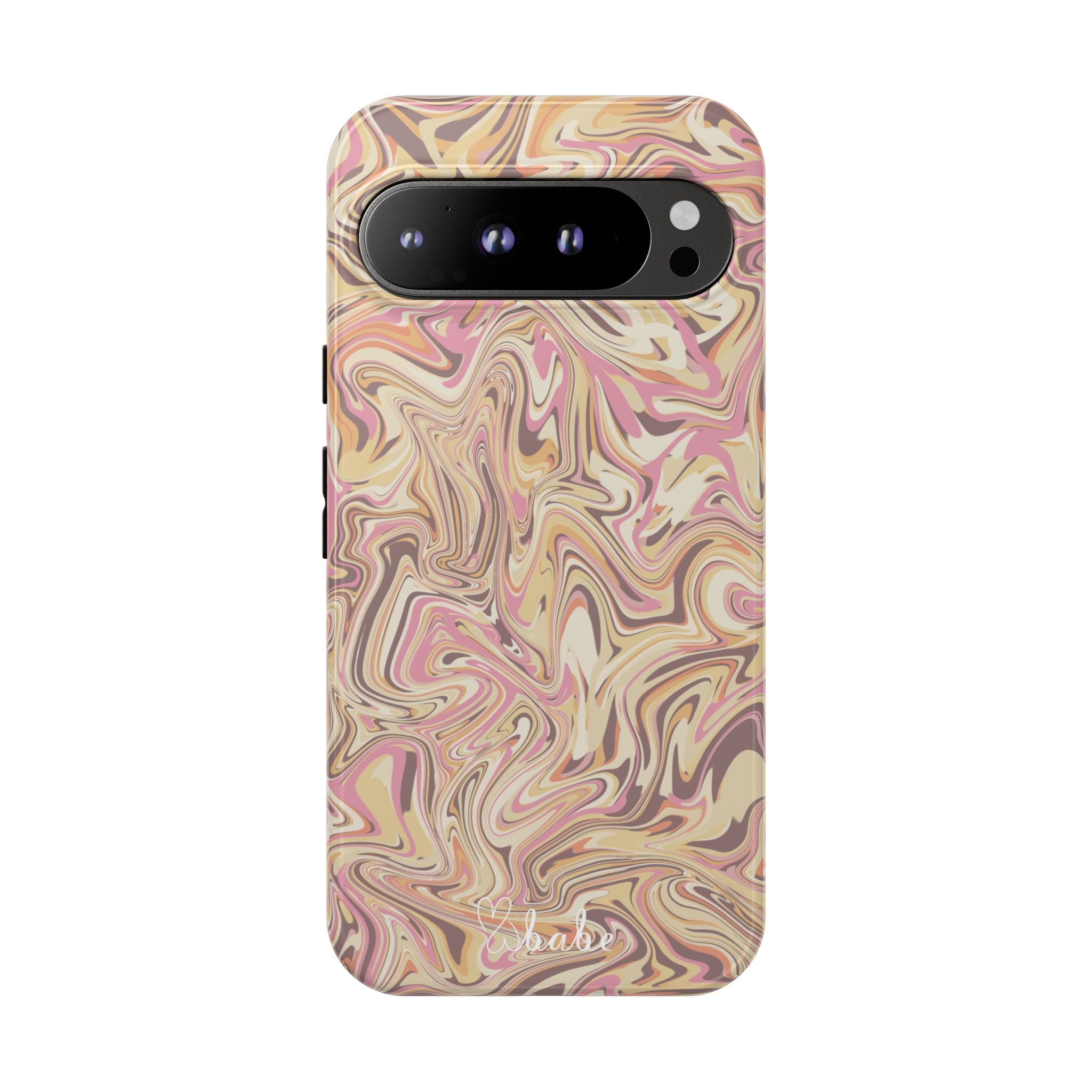 Peach Waves, Tough Phone Case.