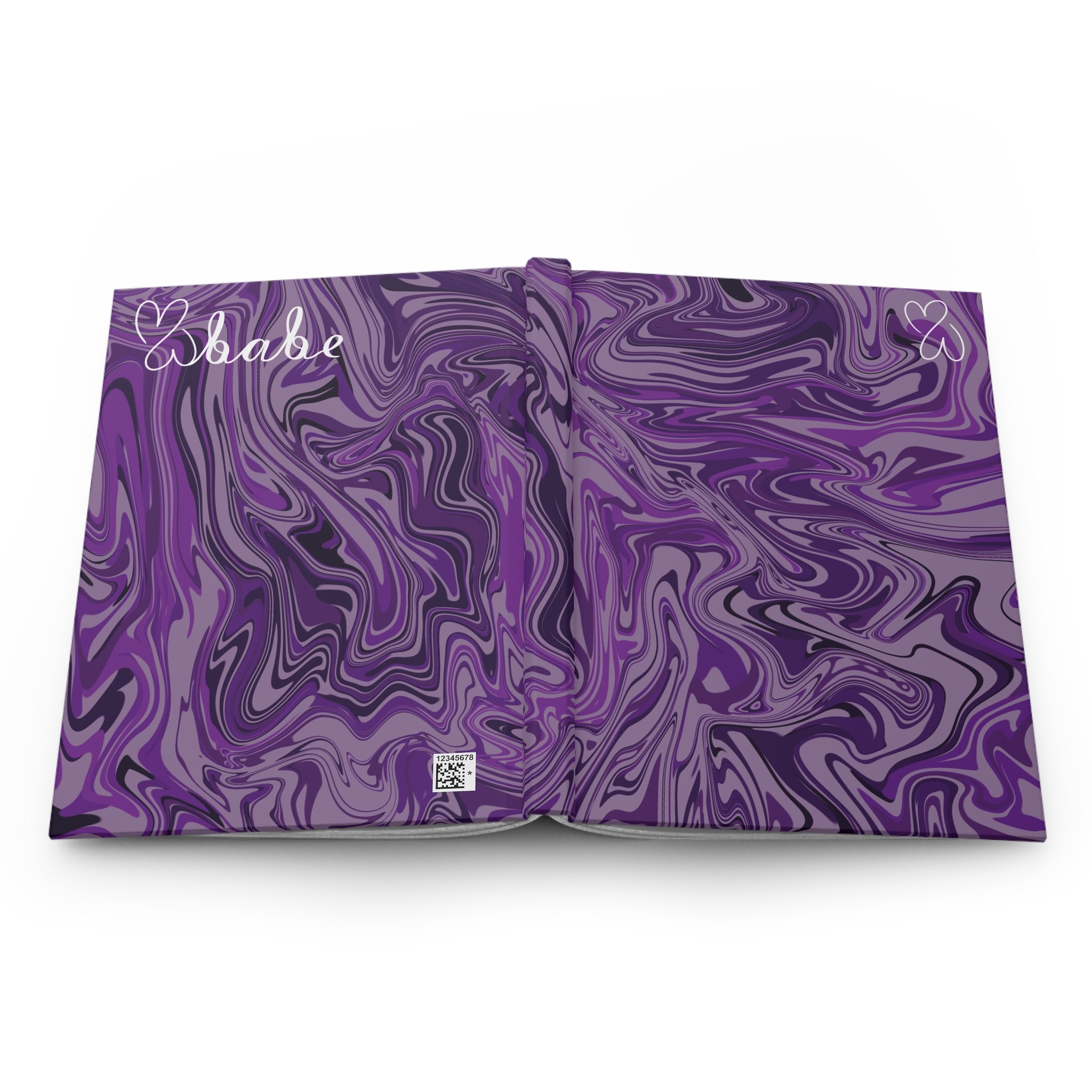 Purp Waves, Hardcover Journal.